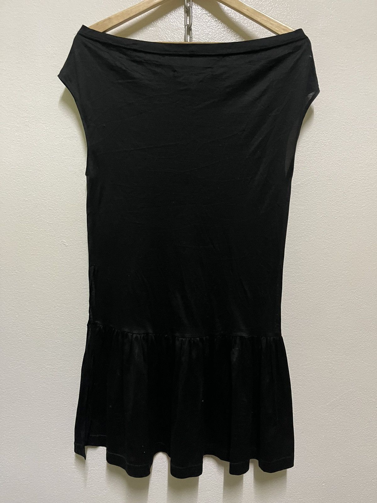 Japanese Brand × Limi Feu × Yohji Yamamoto Limi Feu Mini Dress Black Size S / US 4 / IT 40 - 7 Thumbnail