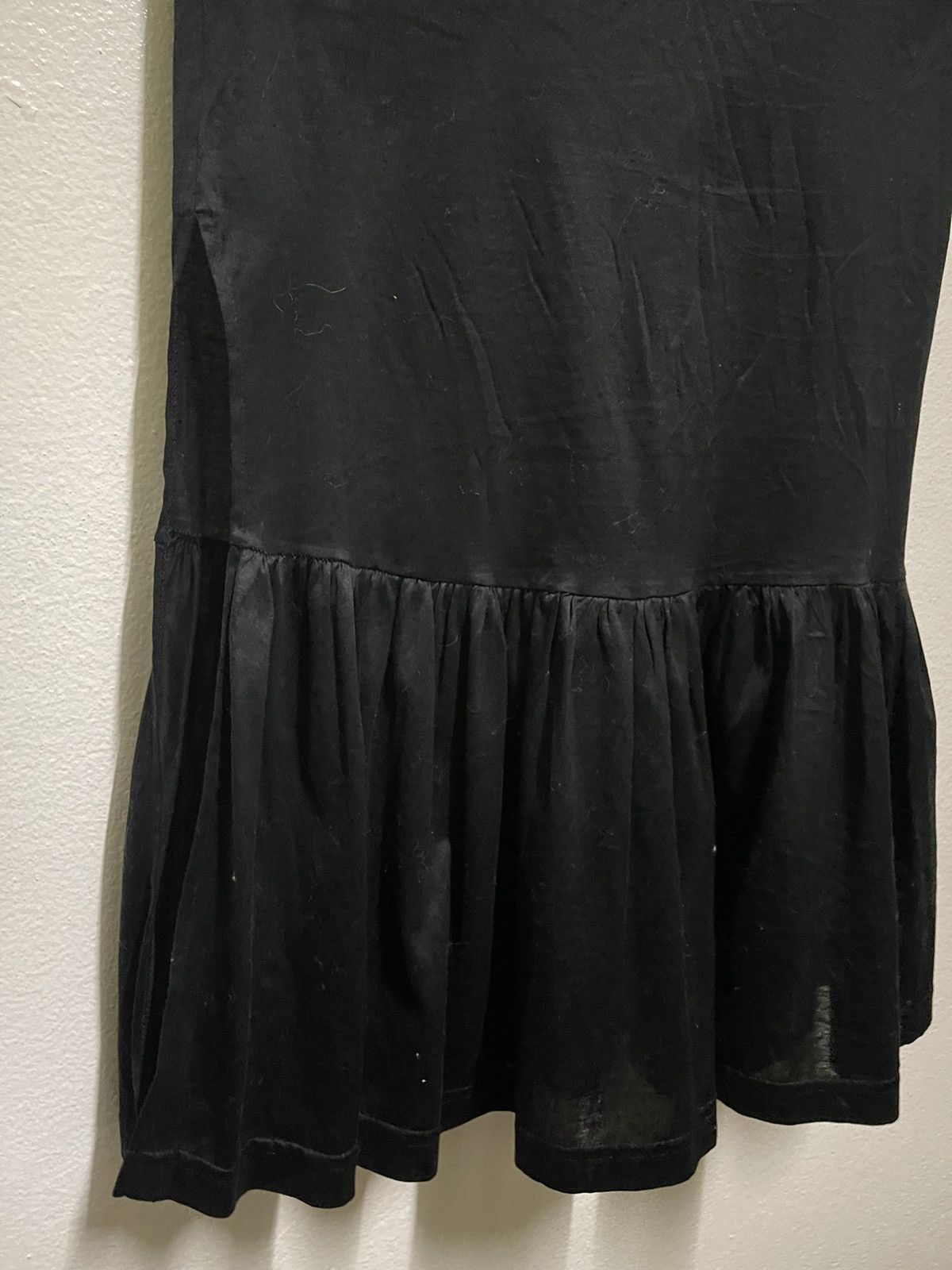 Japanese Brand × Limi Feu × Yohji Yamamoto Limi Feu Mini Dress Black Size S / US 4 / IT 40 - 9 Thumbnail