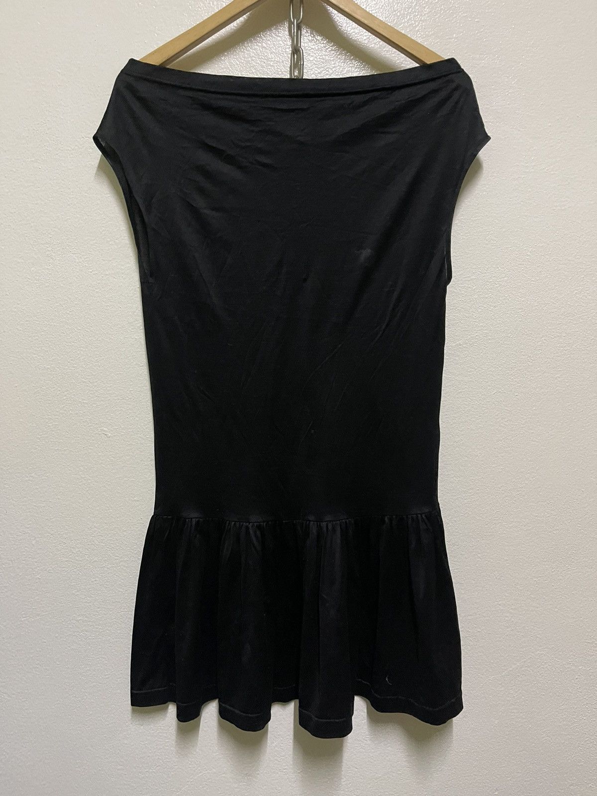 Japanese Brand × Limi Feu × Yohji Yamamoto Limi Feu Mini Dress Black Size S / US 4 / IT 40 - 1 Thumbnail