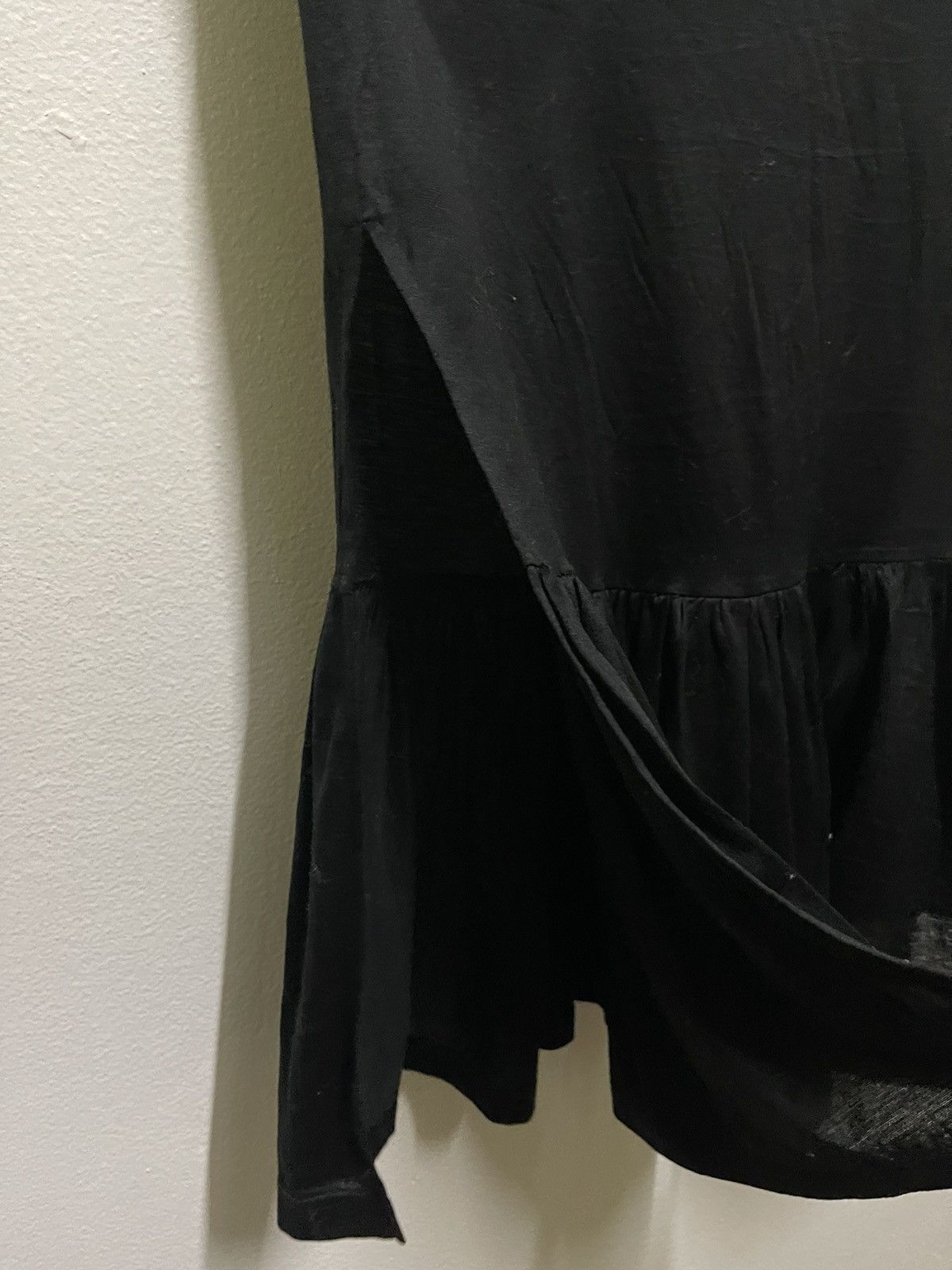 Japanese Brand × Limi Feu × Yohji Yamamoto Limi Feu Mini Dress Black Size S / US 4 / IT 40 - 10 Thumbnail