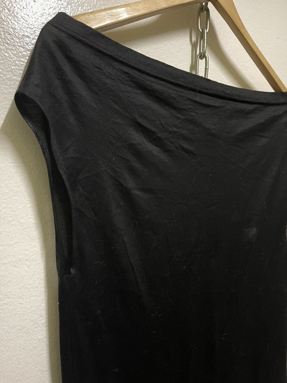Japanese Brand × Limi Feu × Yohji Yamamoto Limi Feu Mini Dress Black Size S / US 4 / IT 40 - 2 Thumbnail