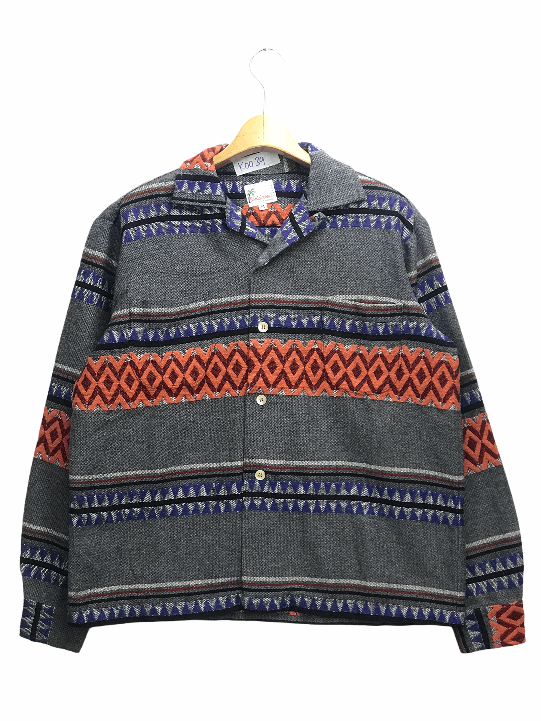 image of Made In USA x Vintage Reminiscene By Steward Richer in Grey, Men's (Size Medium)