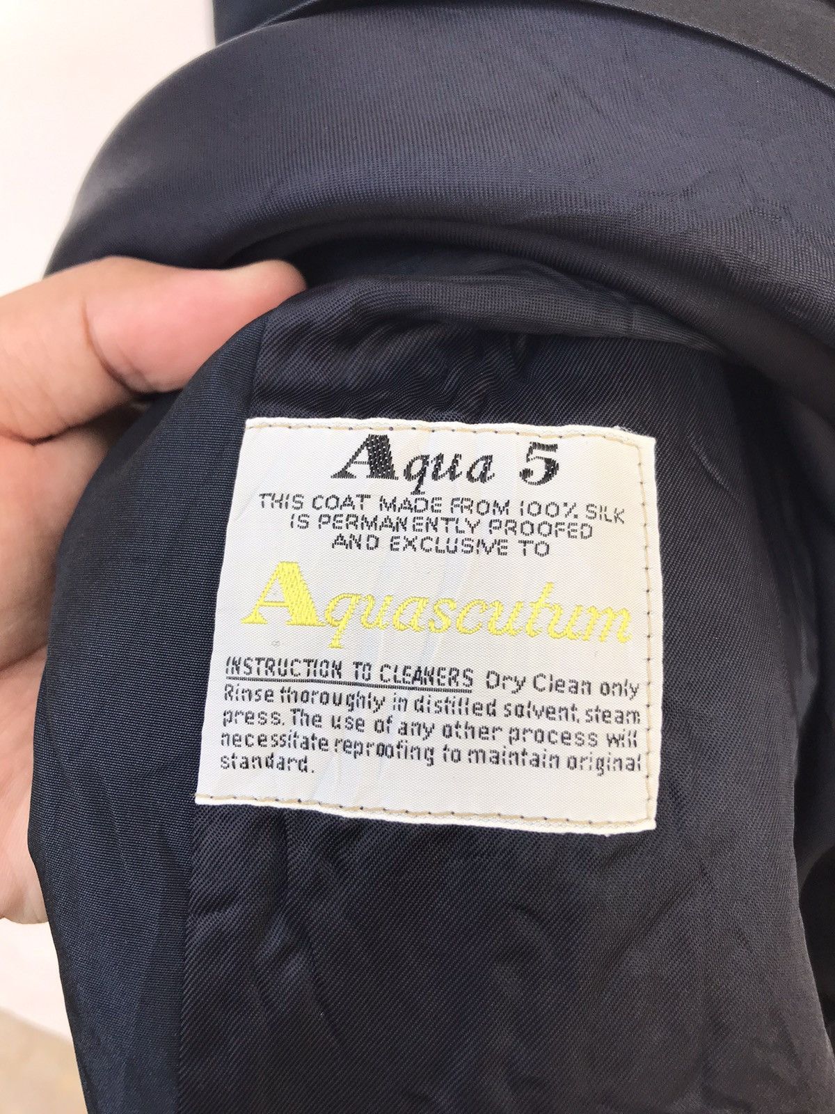 Aquascutum Aquascutum Silk Trenchcoat Made in England Size US L / EU 52-54 / 3 - 8 Thumbnail