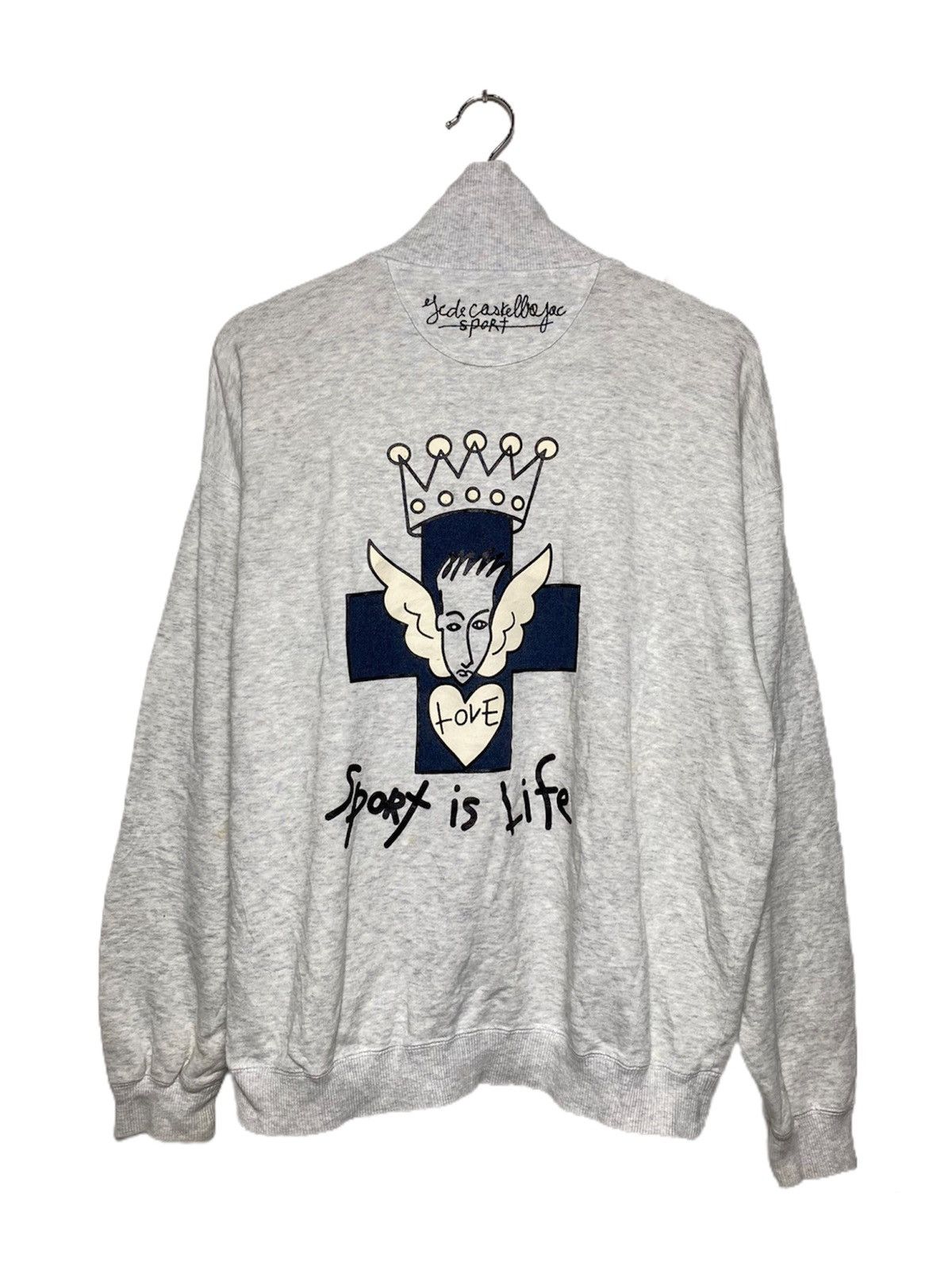 Japanese Brand Vintage Jean Charles De Castelbajac Crewneck Size US L / EU 52-54 / 3 - 1 Thumbnail