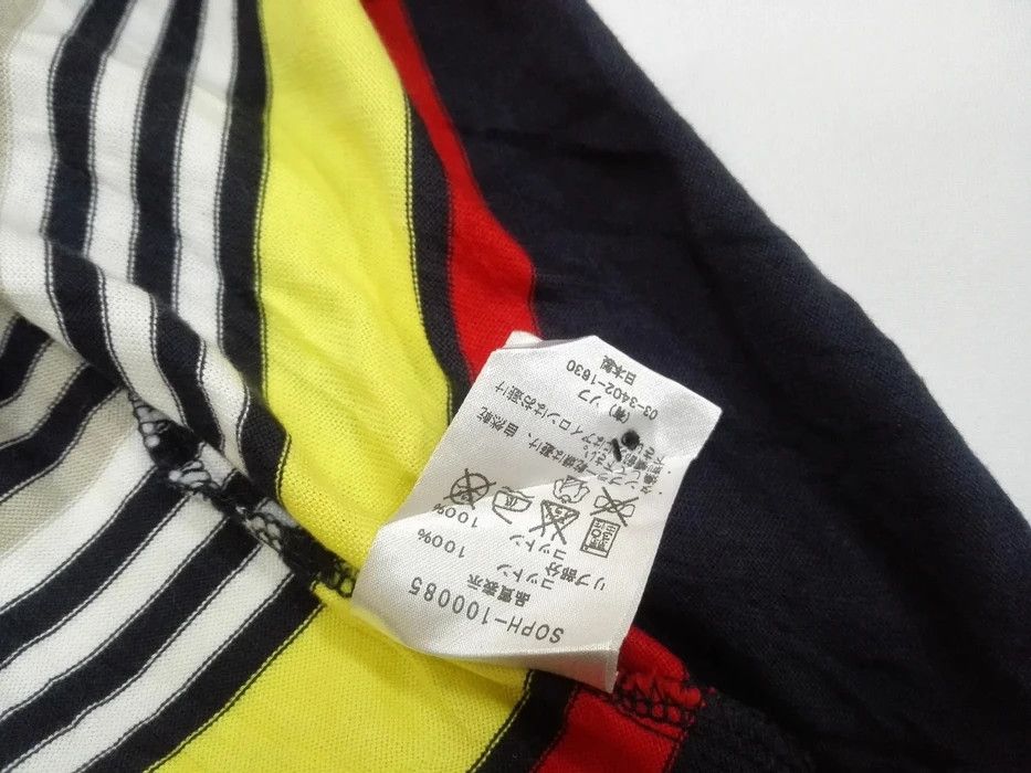 Japanese Brand SOPHNET. Scorpion Embroidery Logo Colorful Striped Polo Tee Size US S / EU 44-46 / 1 - 6 Thumbnail