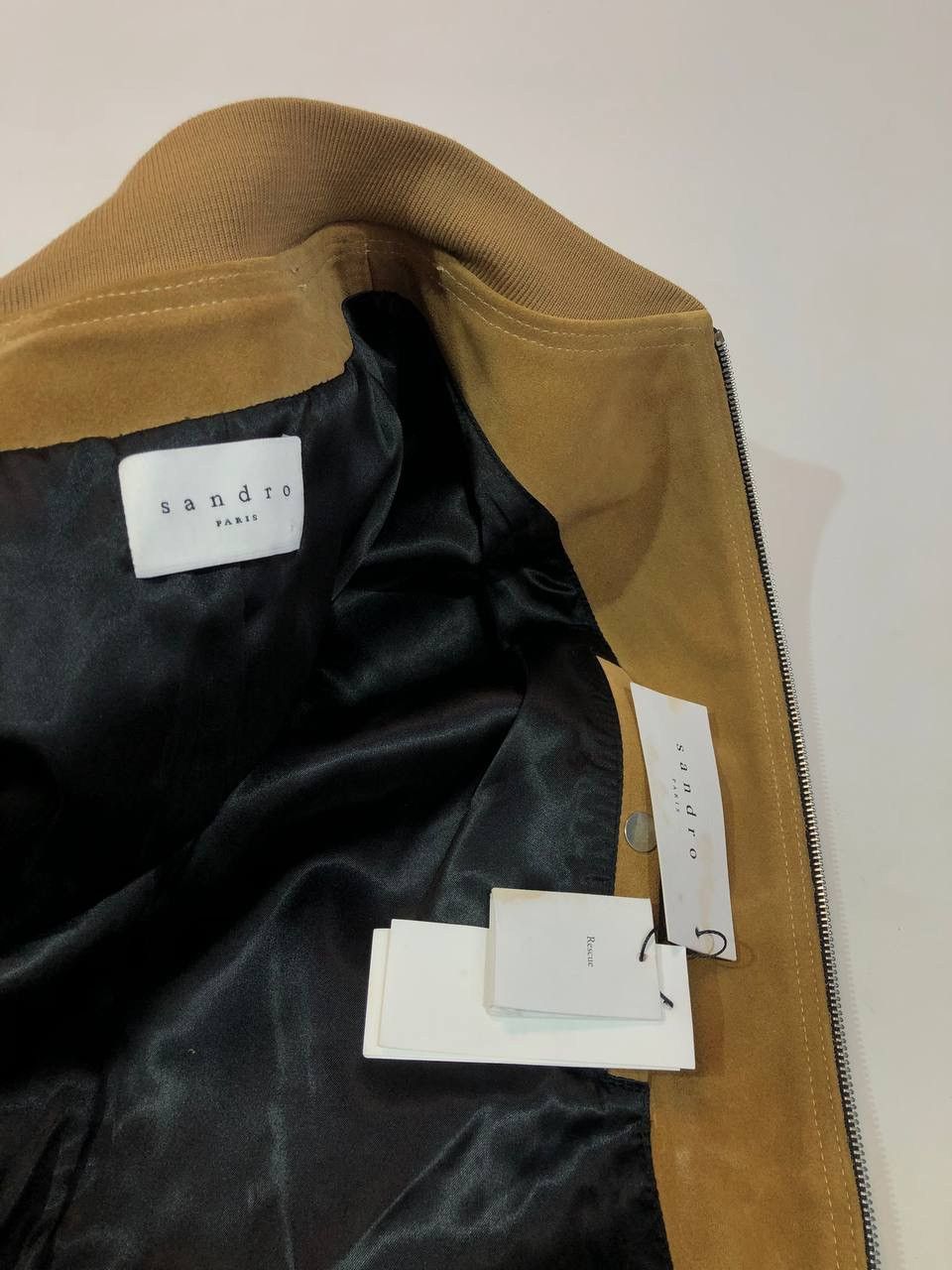 Sandro Sandro Paris Bomber Leather Jacket Size US S / EU 44-46 / 1 - 16 Thumbnail
