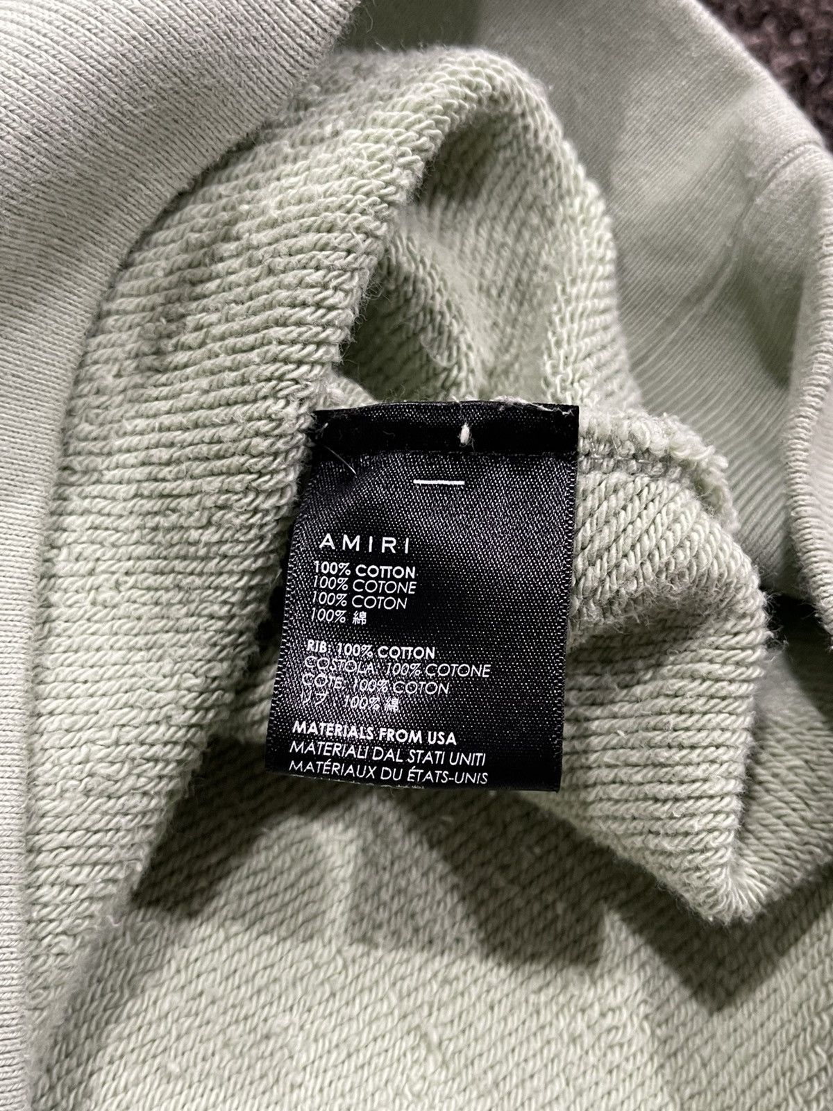 Amiri Amiri Eternal Happiness Palm Tree Mint Green Oversize Hoodie Size US S / EU 44-46 / 1 - 20 Thumbnail