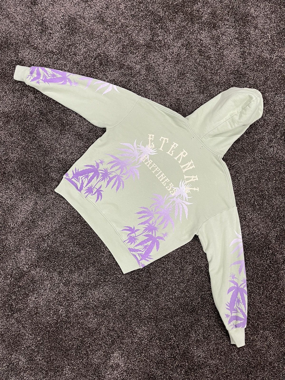 Amiri Amiri Eternal Happiness Palm Tree Mint Green Oversize Hoodie Size US S / EU 44-46 / 1 - 14 Thumbnail