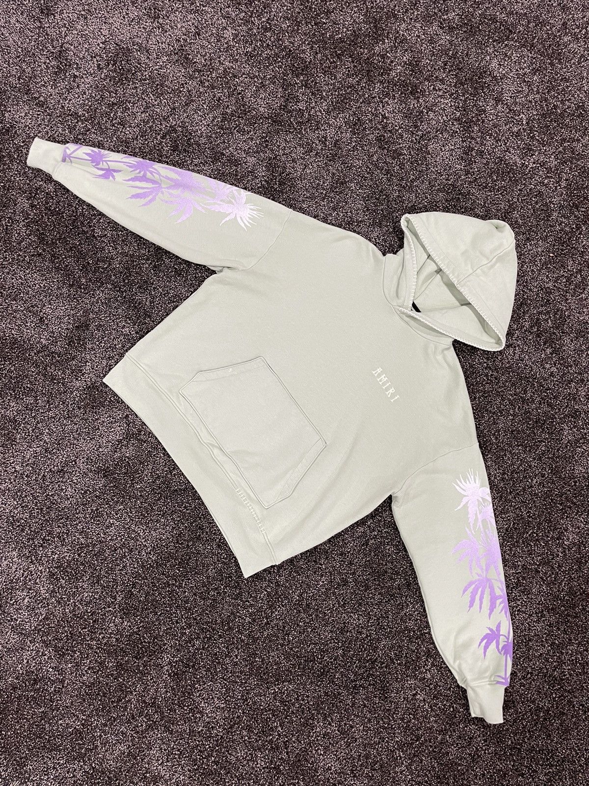 Amiri Amiri Eternal Happiness Palm Tree Mint Green Oversize Hoodie Size US S / EU 44-46 / 1 - 10 Thumbnail