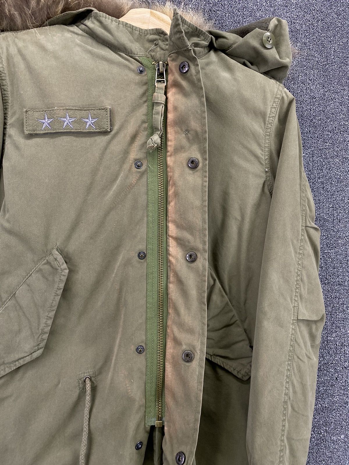 Avirex Vintage Avirex X earth music Military Fur Parka Long Jacket Size US S / EU 44-46 / 1 - 12 Thumbnail