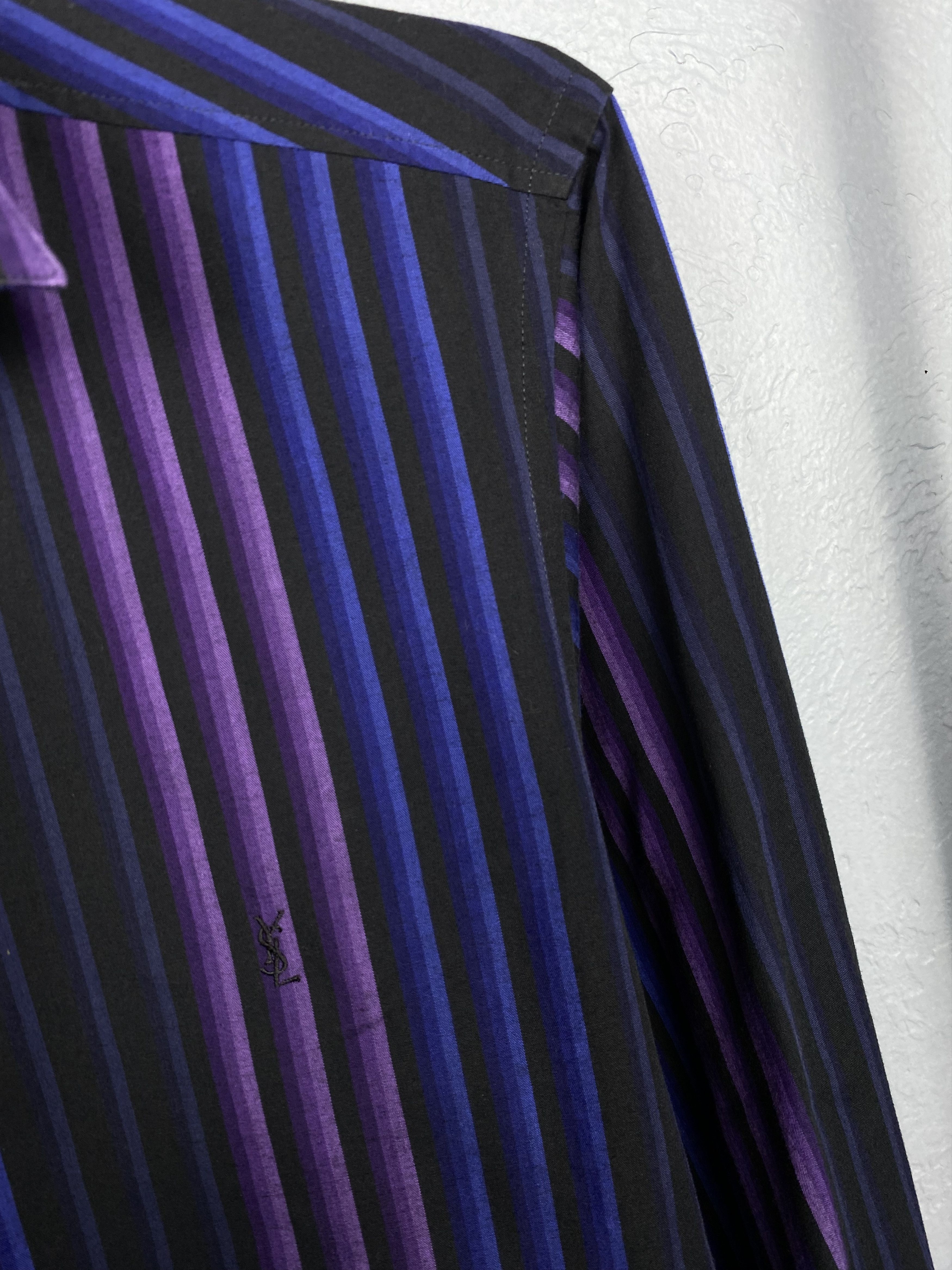 Yves Saint Laurent Yves Saint Laurent YSL Mens Long Sleeve Shirt Size US S / EU 44-46 / 1 - 3 Thumbnail