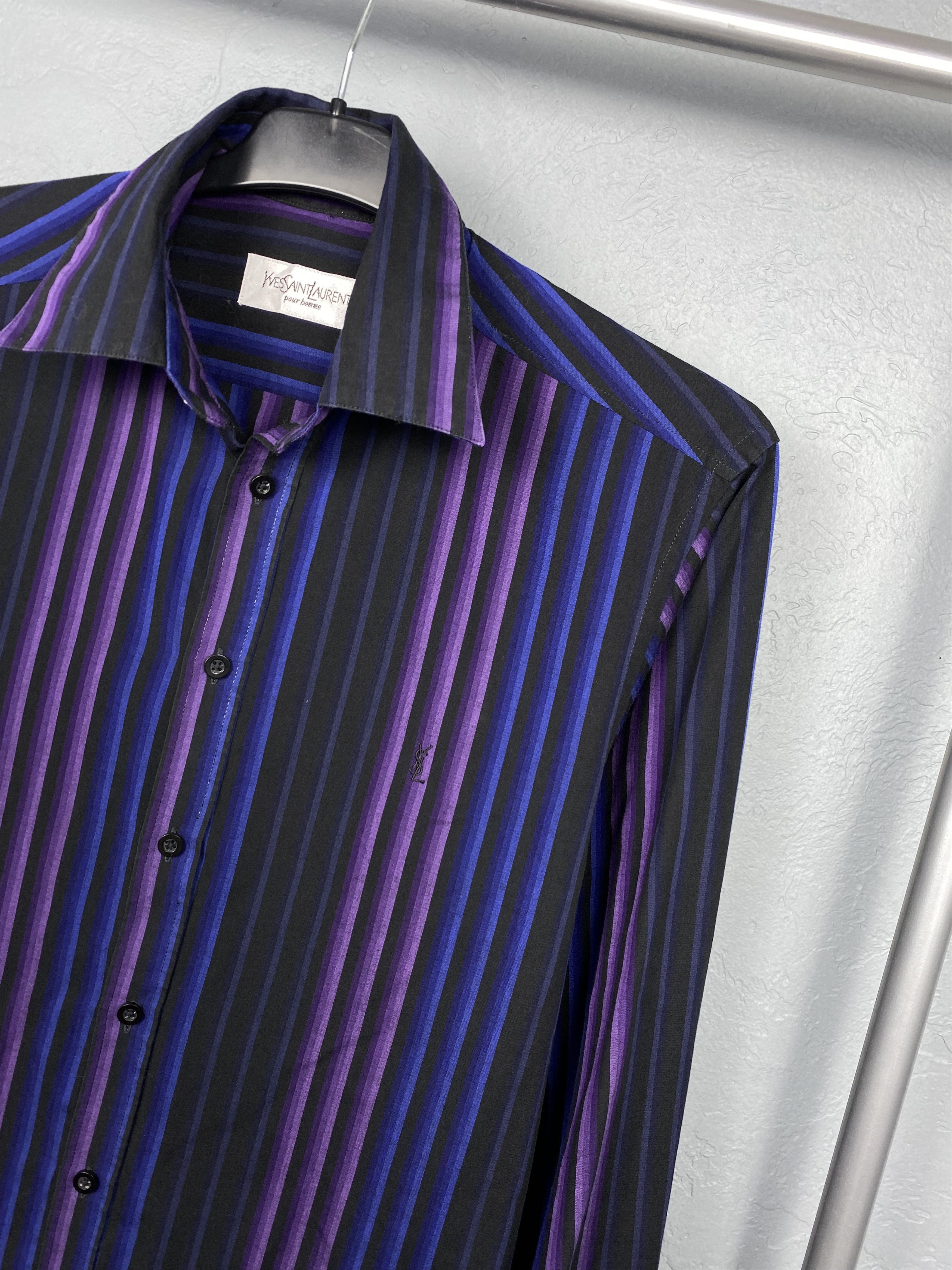 Yves Saint Laurent Yves Saint Laurent YSL Mens Long Sleeve Shirt Size US S / EU 44-46 / 1 - 2 Thumbnail