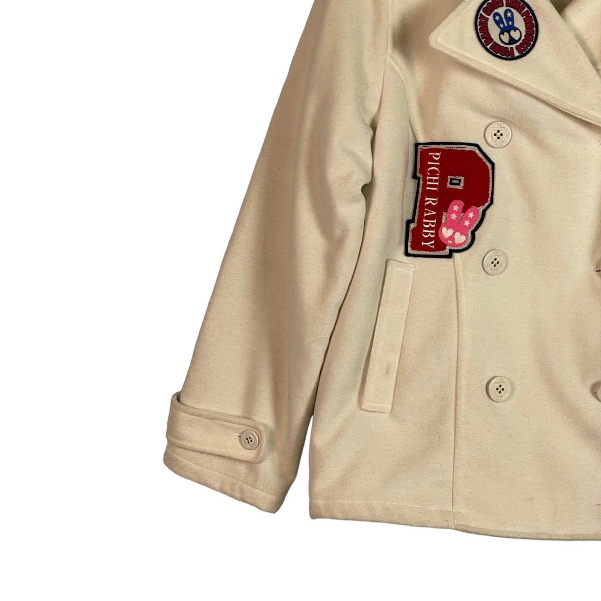 Japanese Brand Japanese Kids Pichi Rabby Patched Pea Coat Size XS / US 0-2 / IT 36-38 - 2 Thumbnail