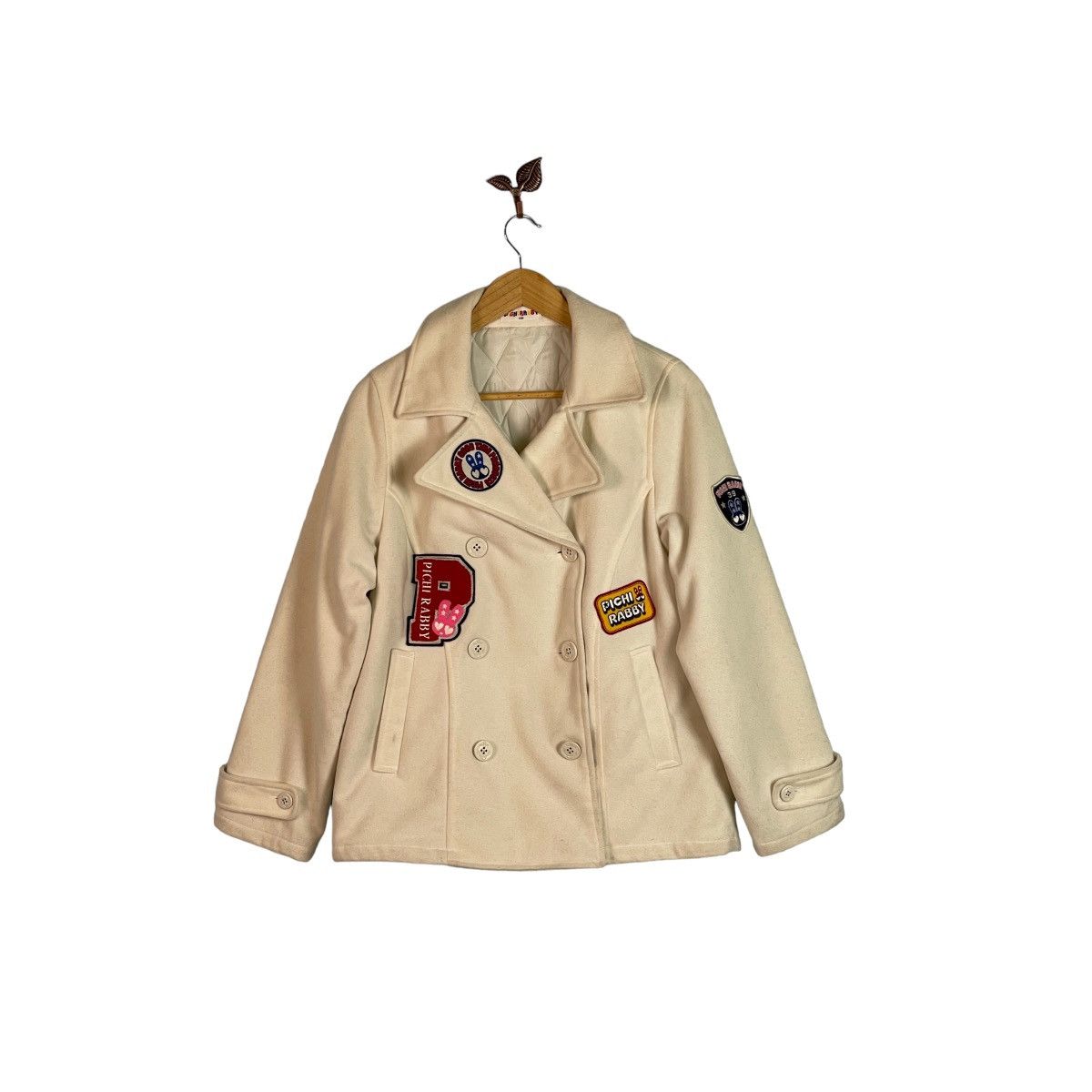 Japanese Brand Japanese Kids Pichi Rabby Patched Pea Coat Size XS / US 0-2 / IT 36-38 - 1 Thumbnail