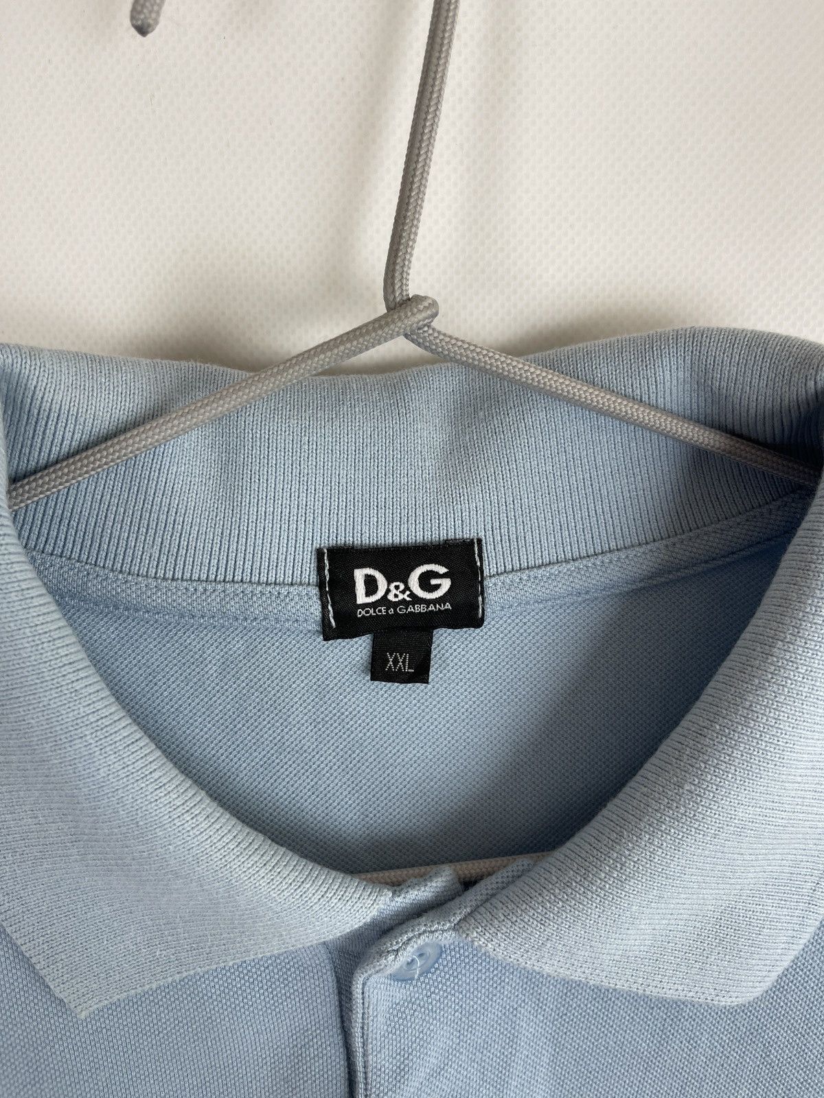 Dolce & Gabbana Dolce & Gabbana vintage blue long sleeve rugby polo shirt Size US L / EU 52-54 / 3 - 8 Thumbnail