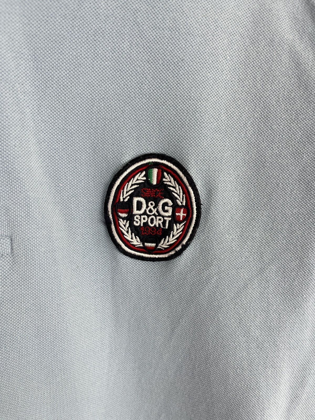 Dolce & Gabbana Dolce & Gabbana vintage blue long sleeve rugby polo shirt Size US L / EU 52-54 / 3 - 7 Thumbnail