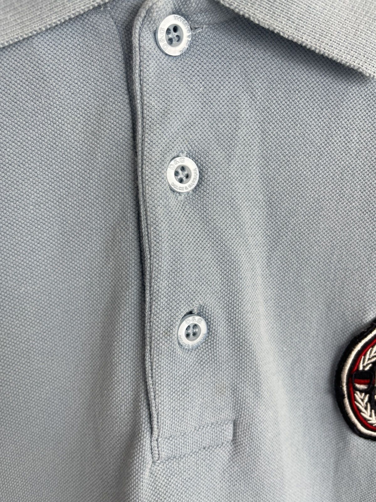 Dolce & Gabbana Dolce & Gabbana vintage blue long sleeve rugby polo shirt Size US L / EU 52-54 / 3 - 9 Thumbnail
