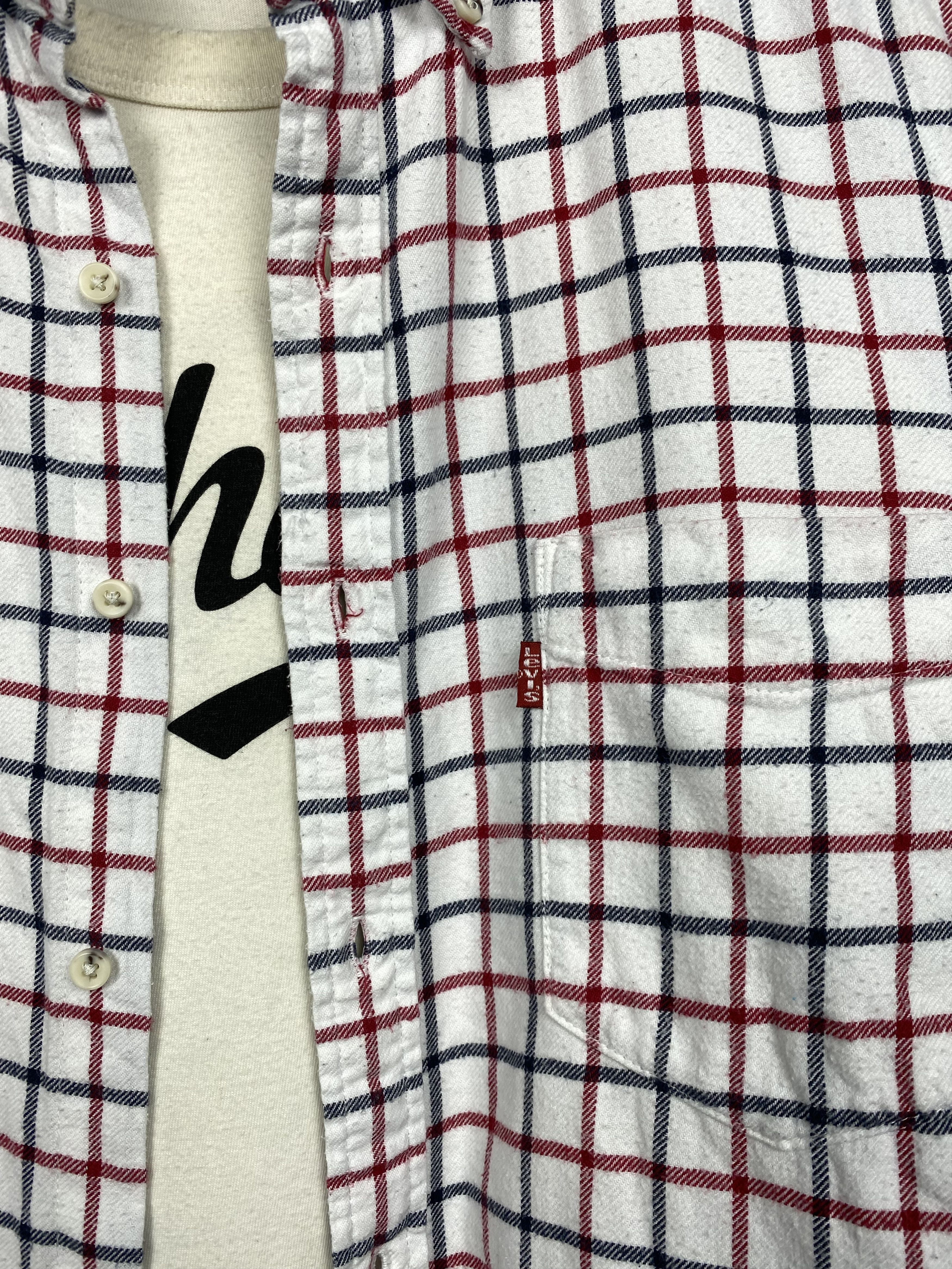 Levi's Vintage Levis Flannel Button Up Shirt Size US L / EU 52-54 / 3 - 3 Thumbnail