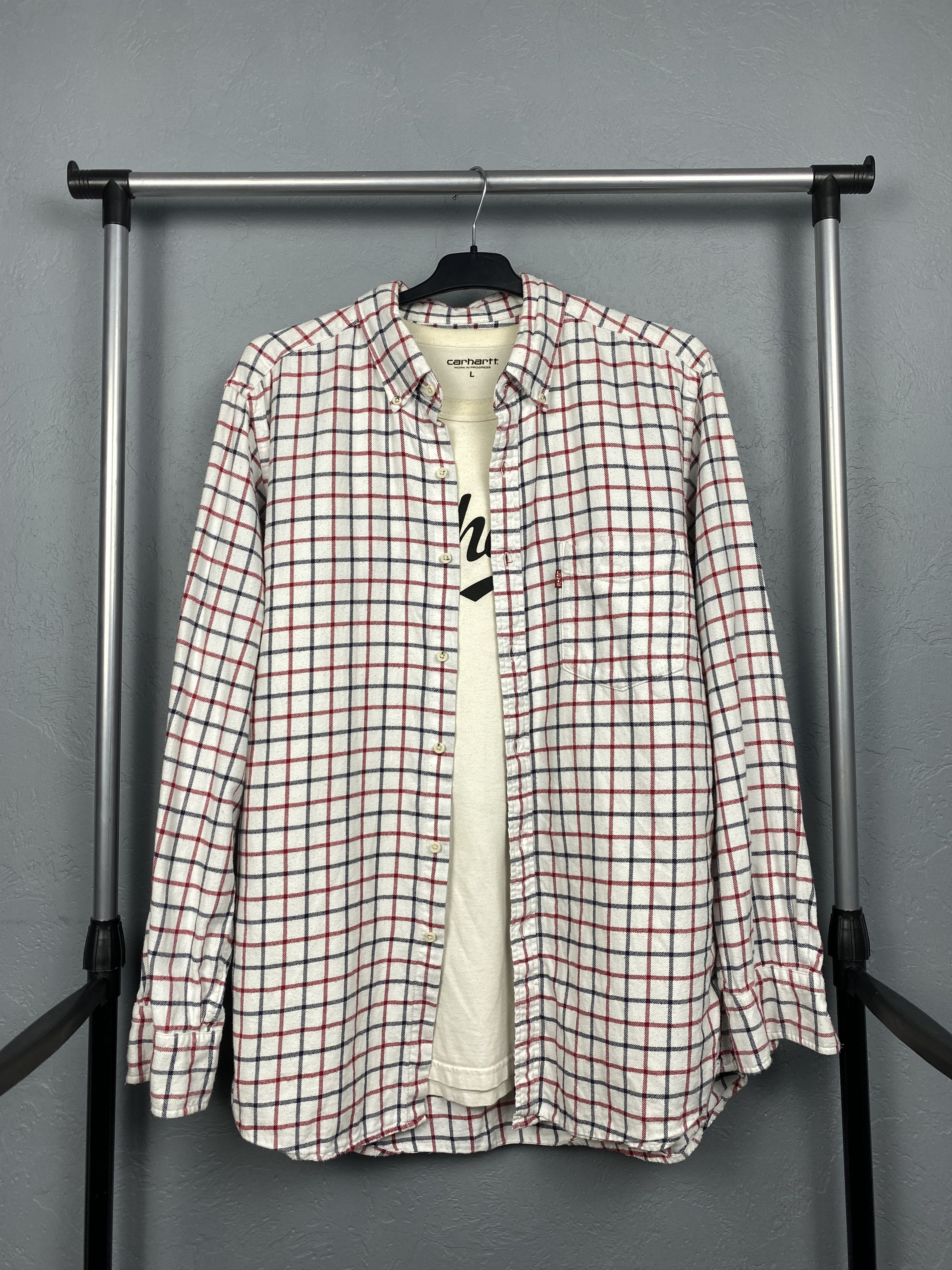 Levi's Vintage Levis Flannel Button Up Shirt Size US L / EU 52-54 / 3 - 1 Thumbnail