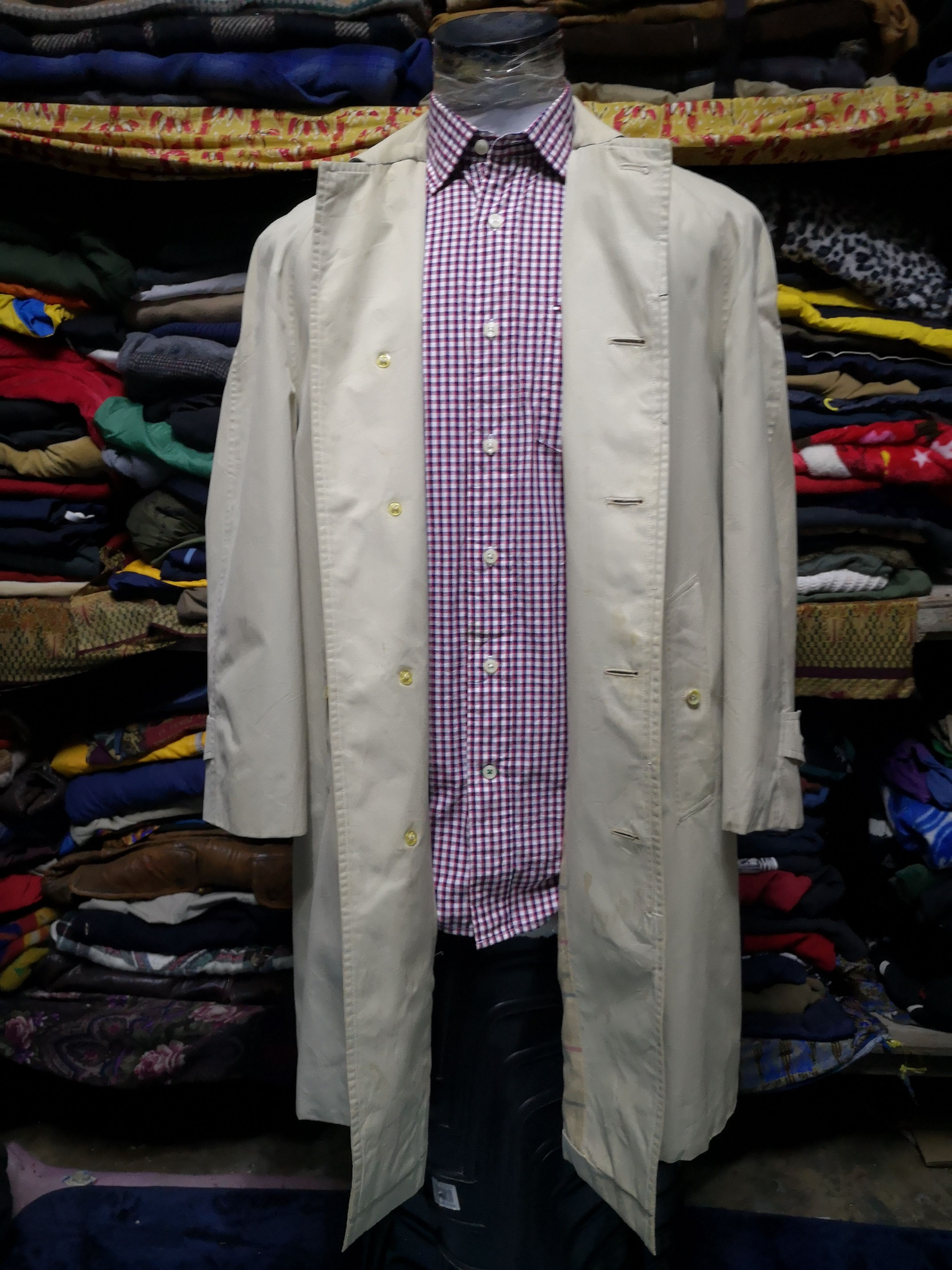 Burberry × Designer Long Coat Size US XL / EU 56 / 4 - 4 Thumbnail