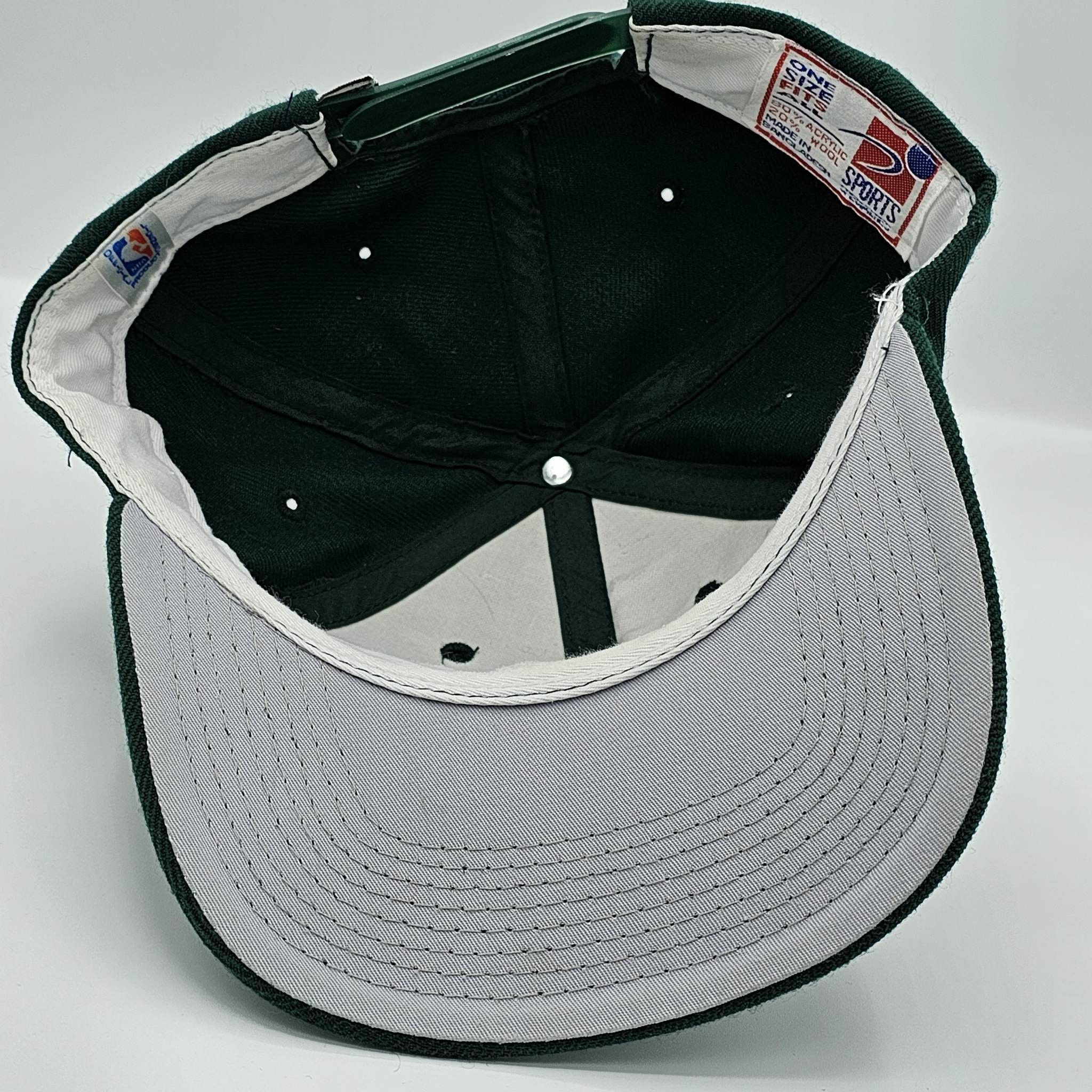 NBA × Vintage Seattle Super Sonics 90s Sports Specialties Snapback Hat Size ONE SIZE - 6 Thumbnail