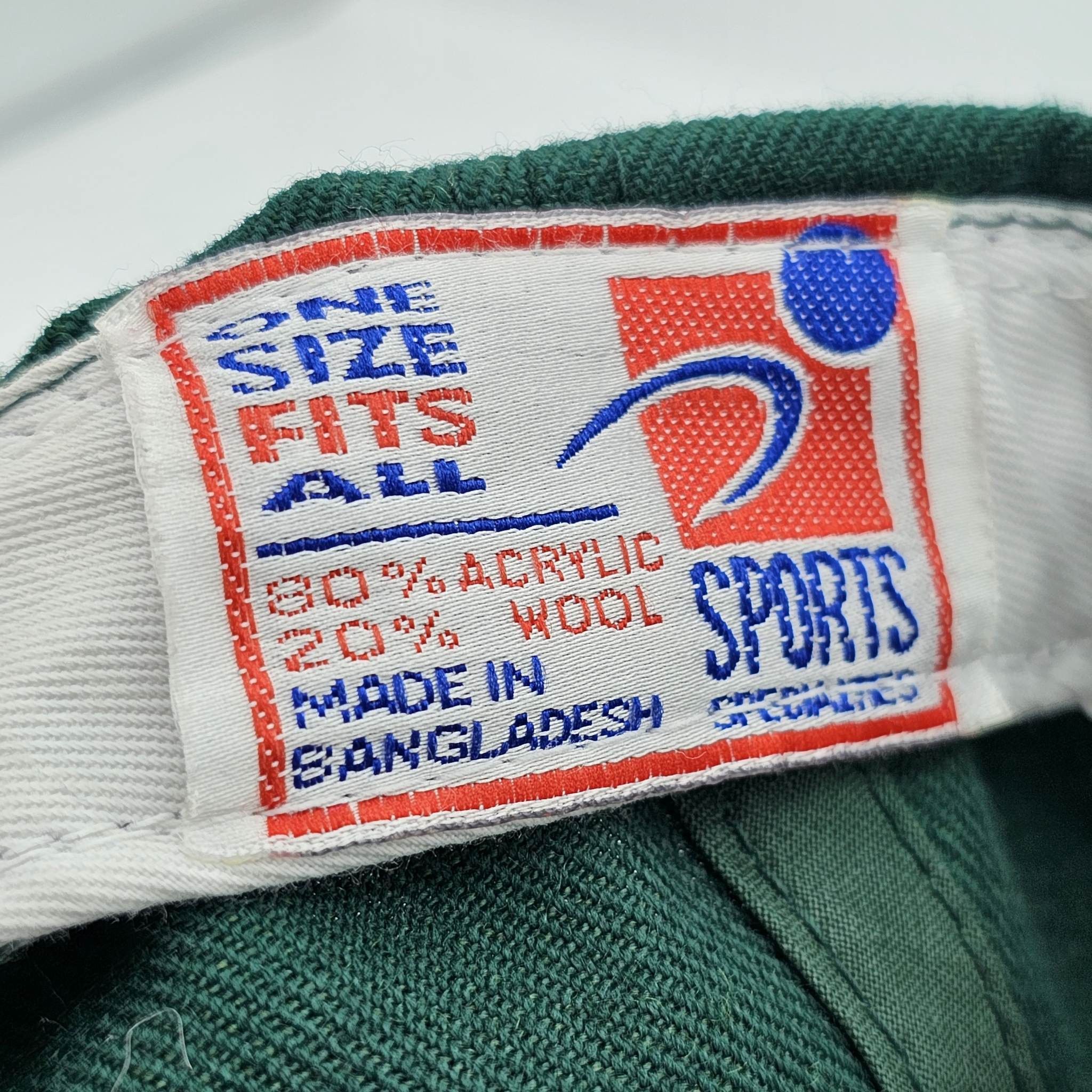 NBA × Vintage Seattle Super Sonics 90s Sports Specialties Snapback Hat Size ONE SIZE - 7 Thumbnail