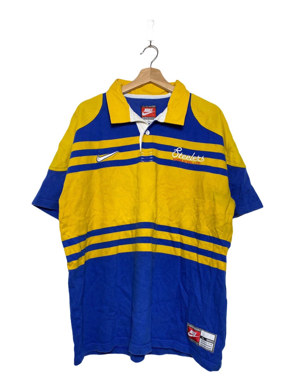 Nike × Vintage Vintage Nike Steelers Kobe Brayant Polos Size US XL / EU 56 / 4 - 1 Thumbnail