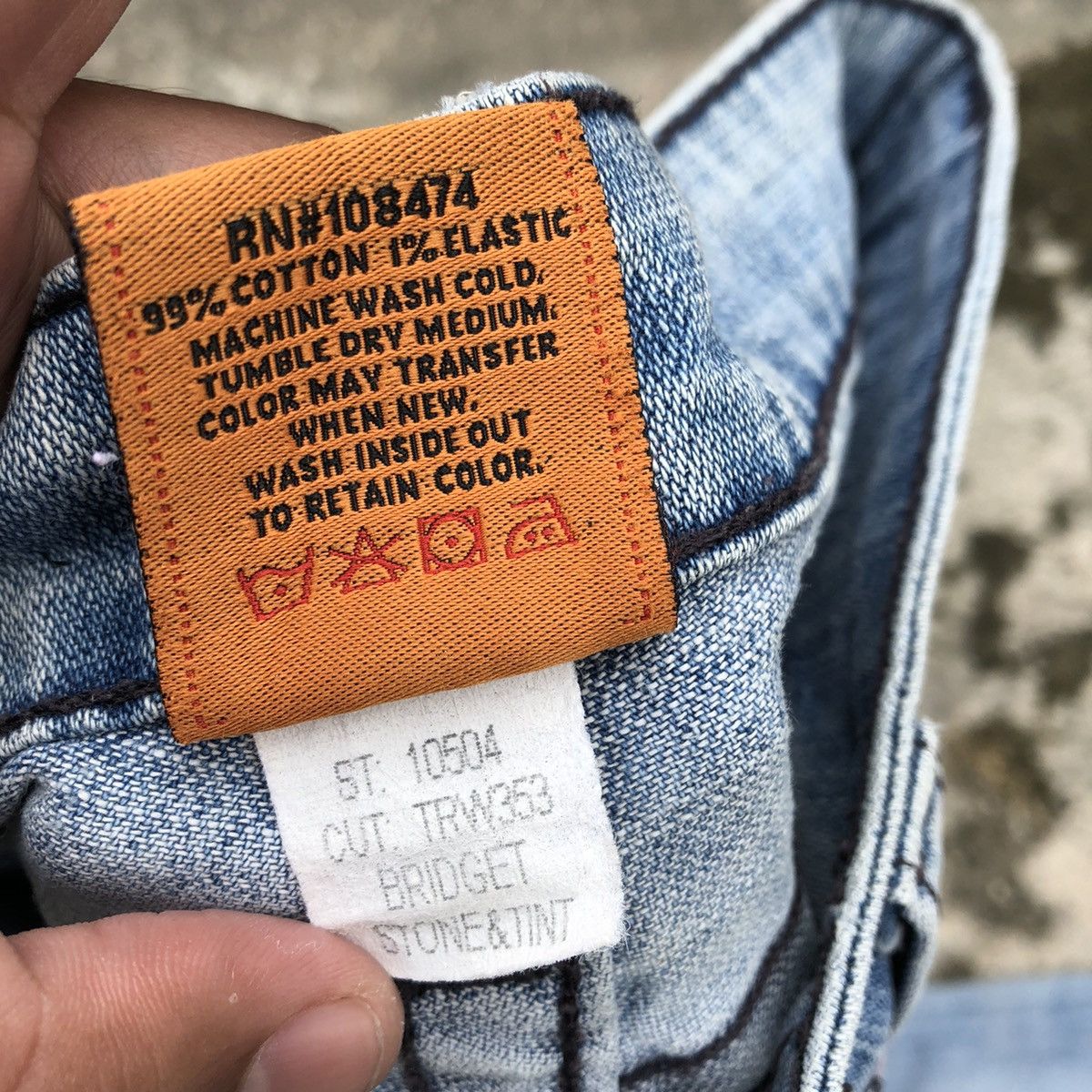 Japanese Brand × True Religion Distressed Vintage True Religion 504 Boot Cut Women Jeans Size 31" - 16 Thumbnail
