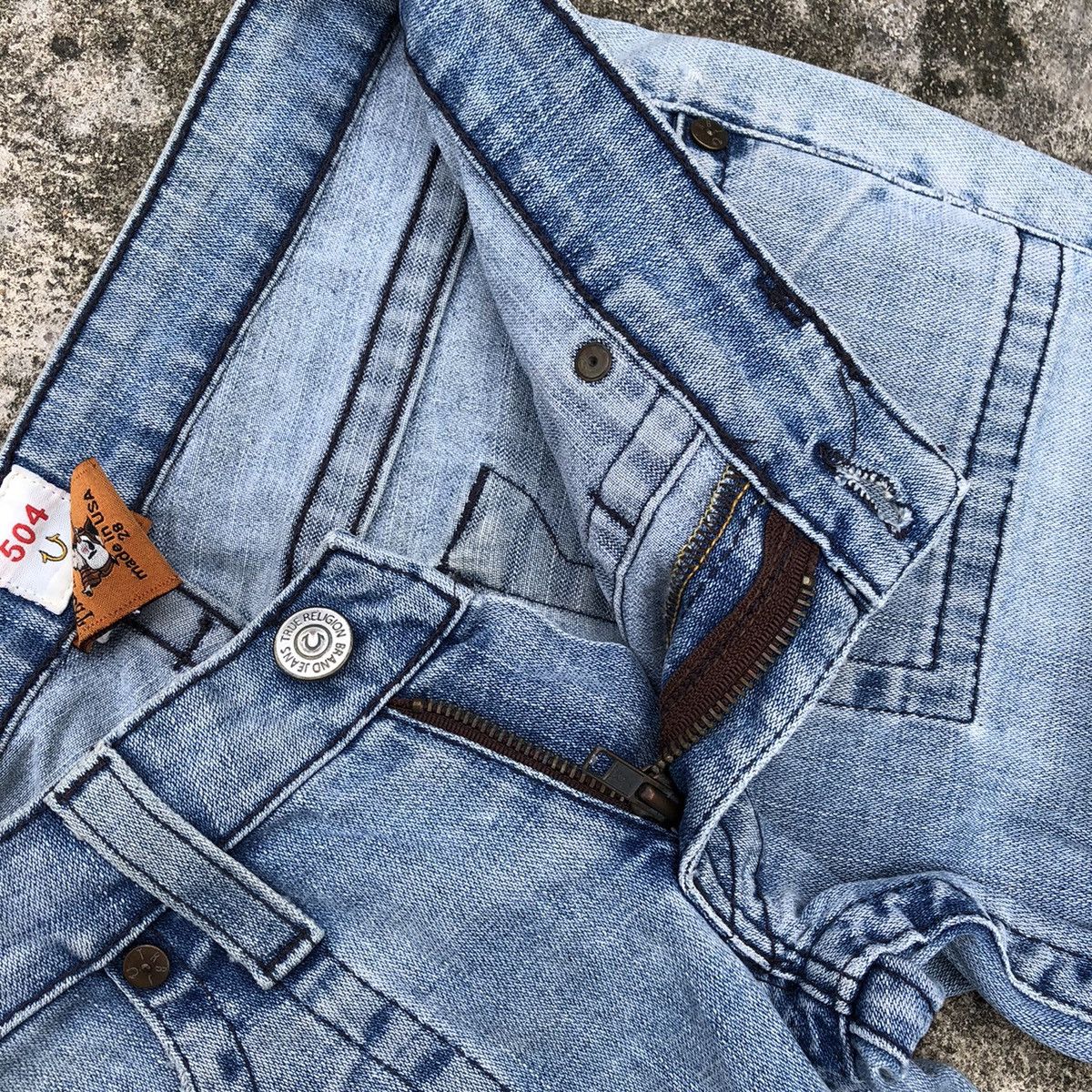 Japanese Brand × True Religion Distressed Vintage True Religion 504 Boot Cut Women Jeans Size 31" - 12 Thumbnail