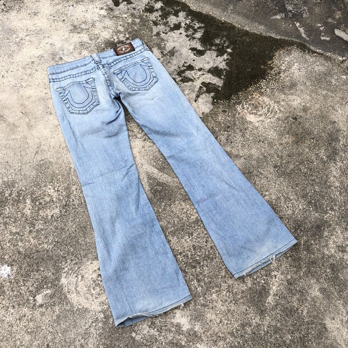 Japanese Brand × True Religion Distressed Vintage True Religion 504 Boot Cut Women Jeans Size 31" - 5 Thumbnail