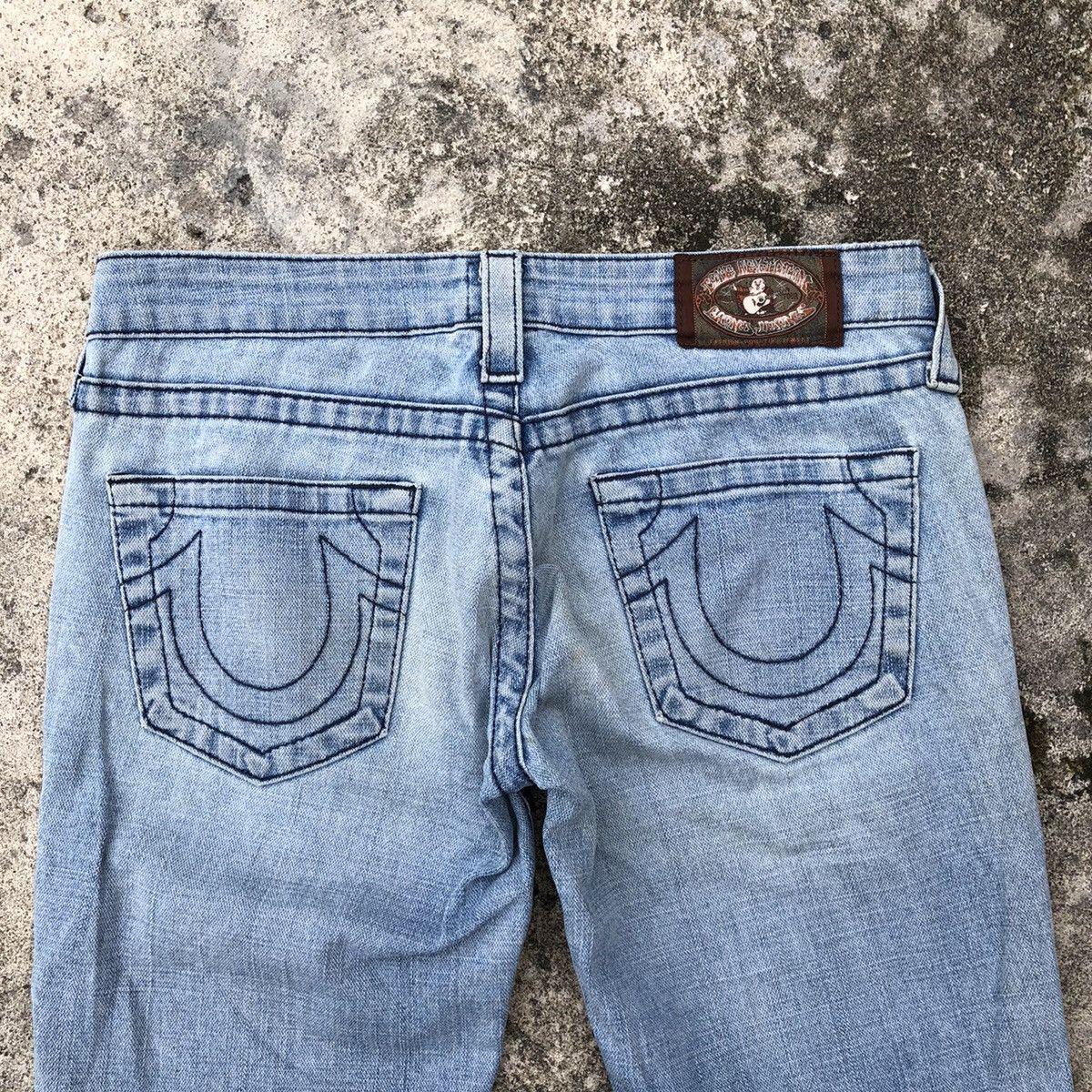 Japanese Brand × True Religion Distressed Vintage True Religion 504 Boot Cut Women Jeans Size 31" - 6 Thumbnail