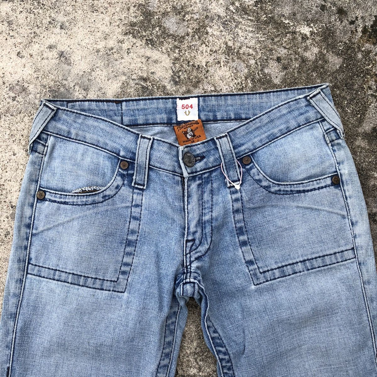 Japanese Brand × True Religion Distressed Vintage True Religion 504 Boot Cut Women Jeans Size 31" - 2 Thumbnail