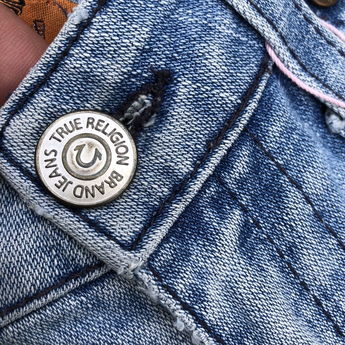 Japanese Brand × True Religion Distressed Vintage True Religion 504 Boot Cut Women Jeans Size 31" - 13 Thumbnail