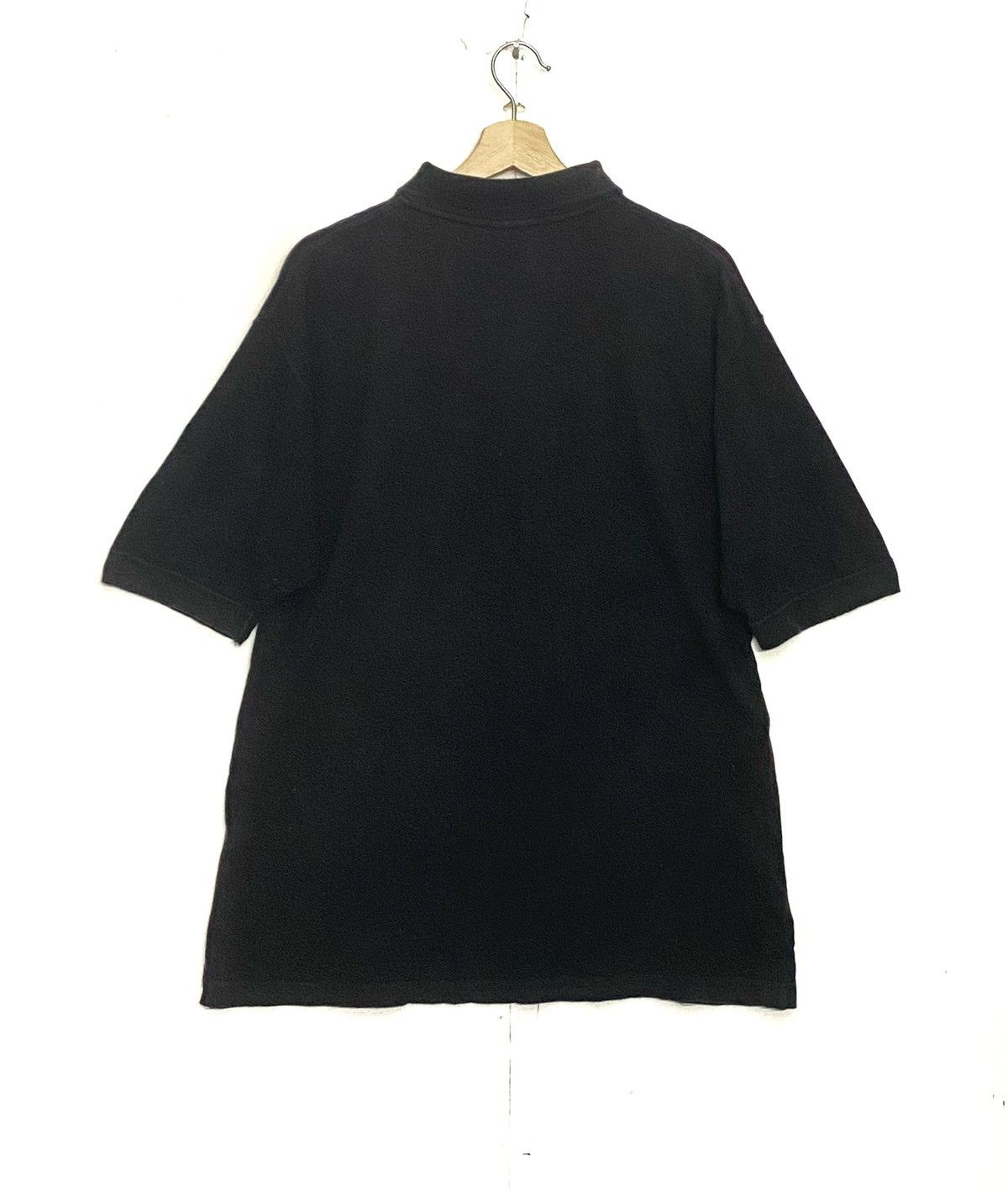 Nike × Vintage Vintage 90s Nike Polo Tee Small Logo Embroidery Black Size US L / EU 52-54 / 3 - 2 Thumbnail