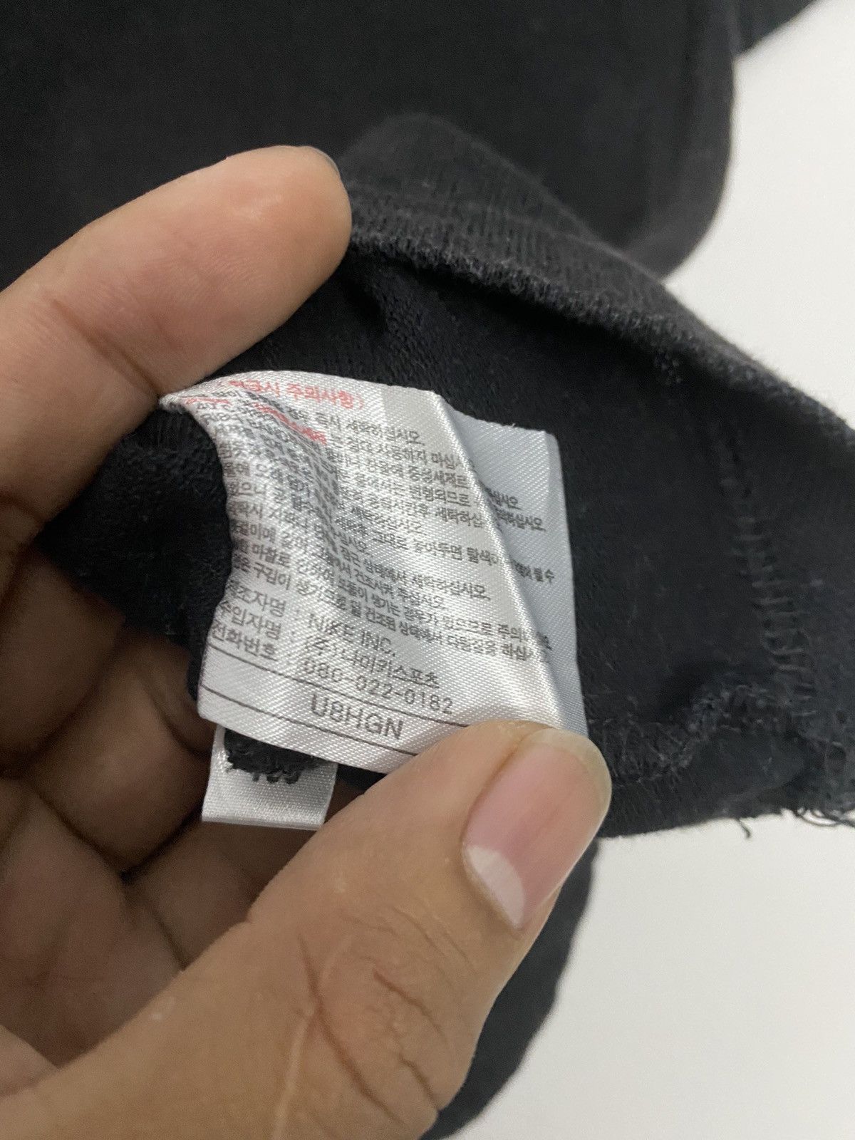 Nike × Vintage Vintage 90s Nike Polo Tee Small Logo Embroidery Black Size US L / EU 52-54 / 3 - 7 Thumbnail
