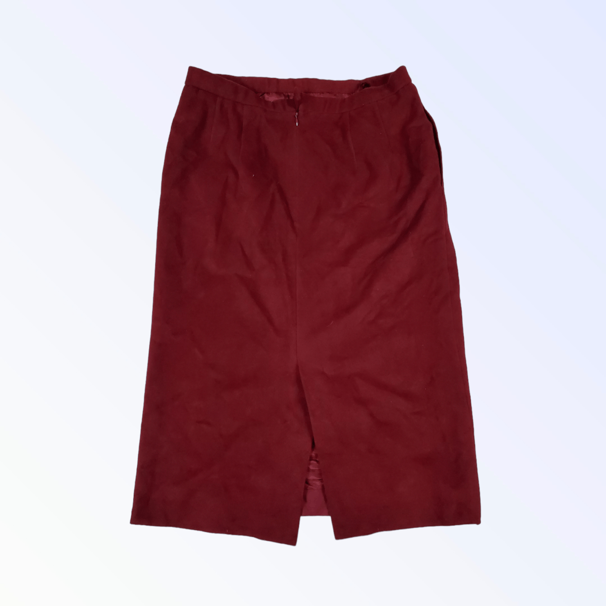 Givenchy × Vintage Midi Skirt Givenchy Glamour Red Size 32" / US 10 / IT 46 - 1 Thumbnail