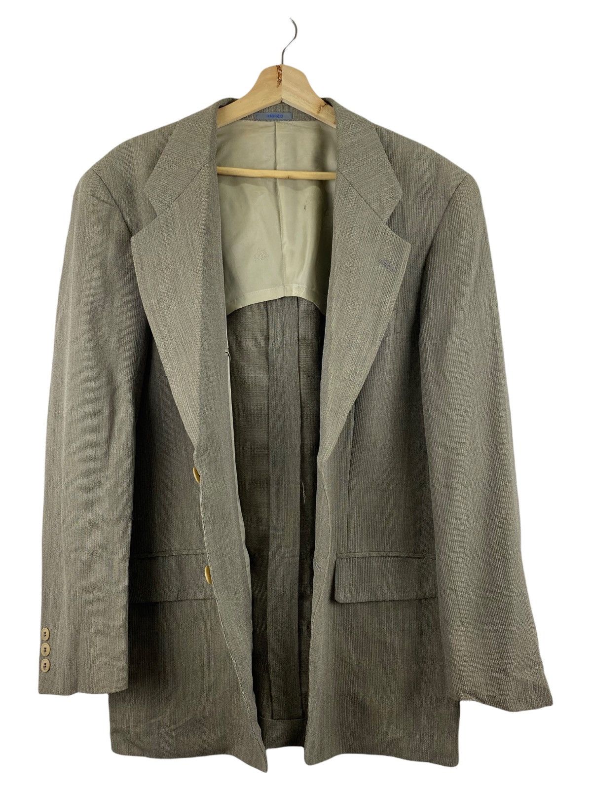 Designer × Kenzo × Vintage VINTAGE KENZO WOOL JACKET Size US L / EU 52-54 / 3 - 3 Thumbnail