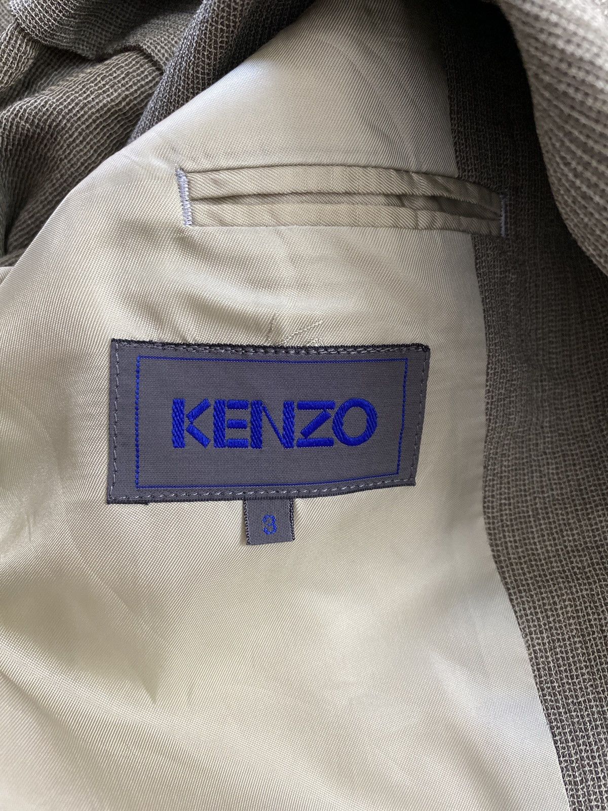 Designer × Kenzo × Vintage VINTAGE KENZO WOOL JACKET Size US L / EU 52-54 / 3 - 4 Thumbnail