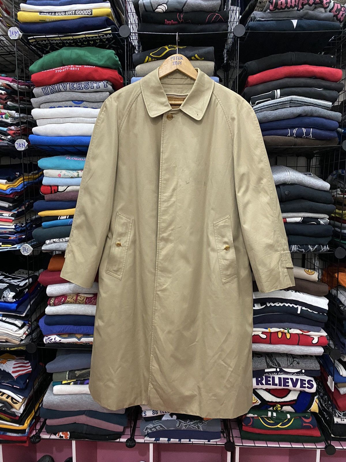 Burberry × Designer × Vintage VINTAGE BURBERRYS LONG COAT NOVACHECK LINING Size US L / EU 52-54 / 3 - 3 Thumbnail