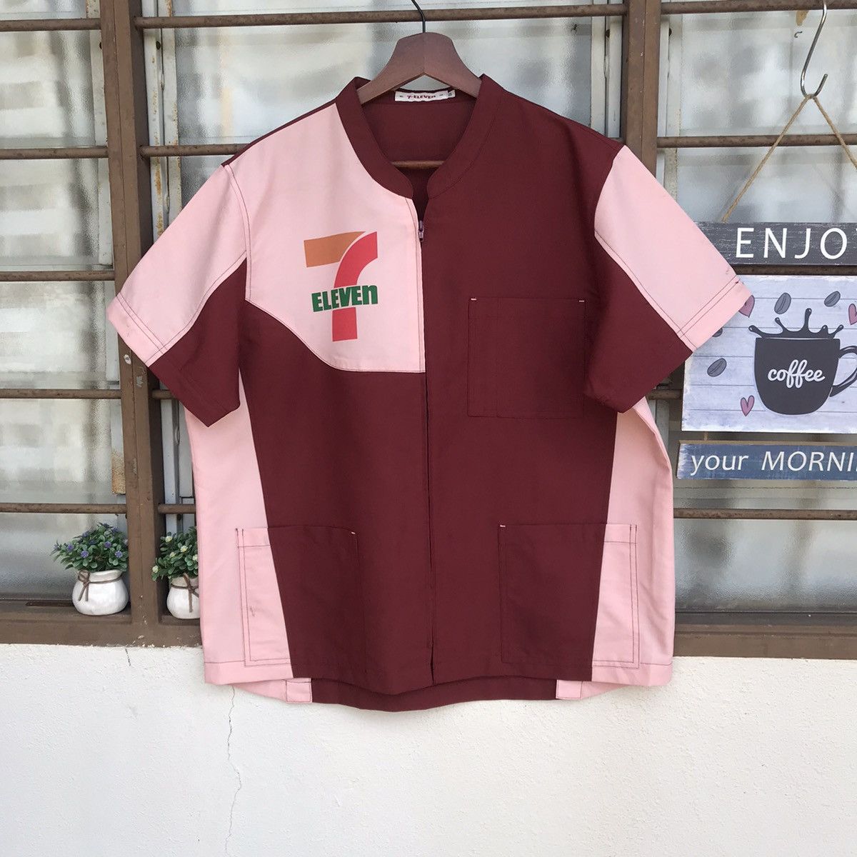 Logo 7 × Vintage Vintage 7 eleven shirt big logo L Baggy Loose Size US L / EU 52-54 / 3 - 2 Thumbnail