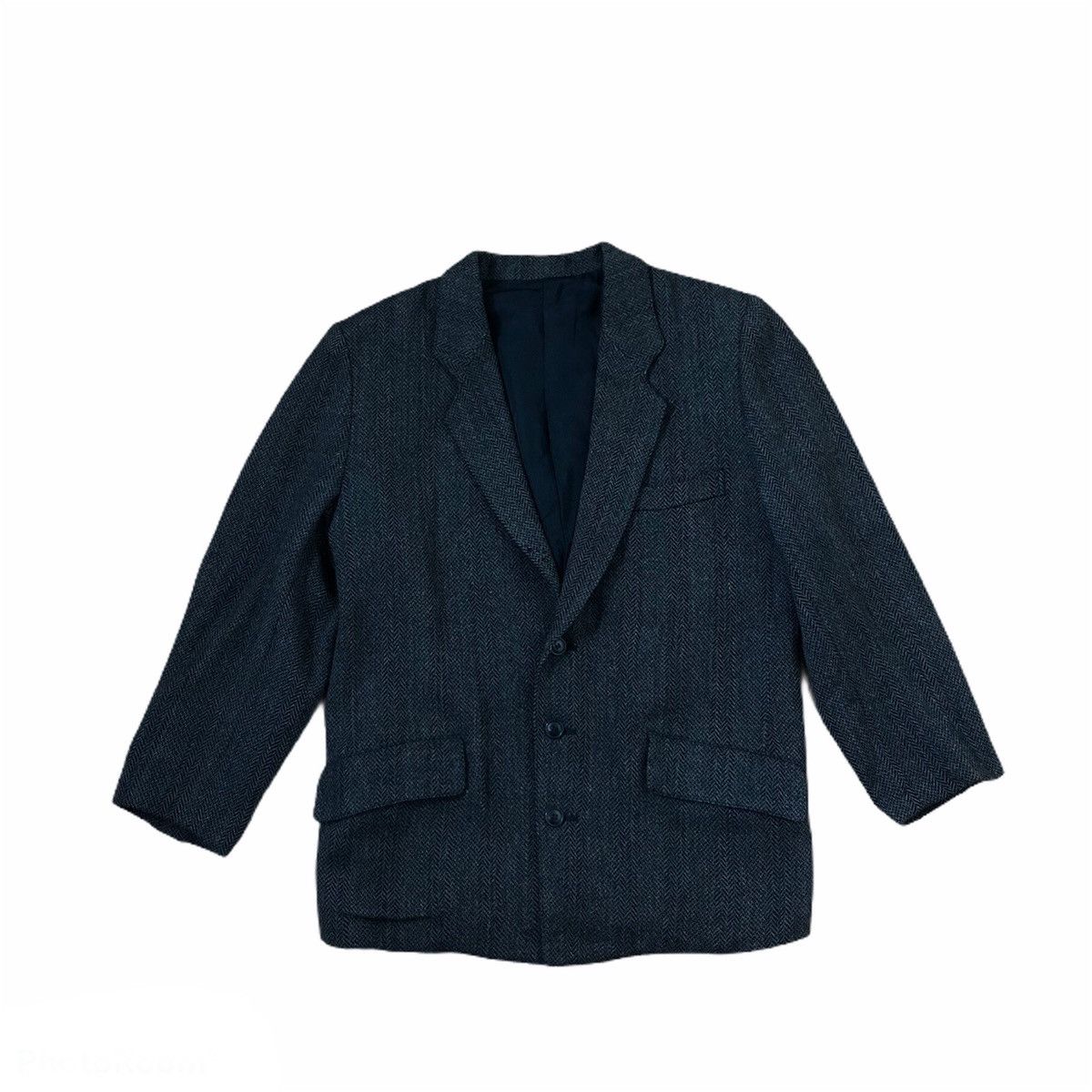 Issey Miyake 🔥VINTAGE WOOL HERRINGBONE ISSEY MIYAKE DOUBLE BREAST Size US M / EU 48-50 / 2 - 3 Thumbnail