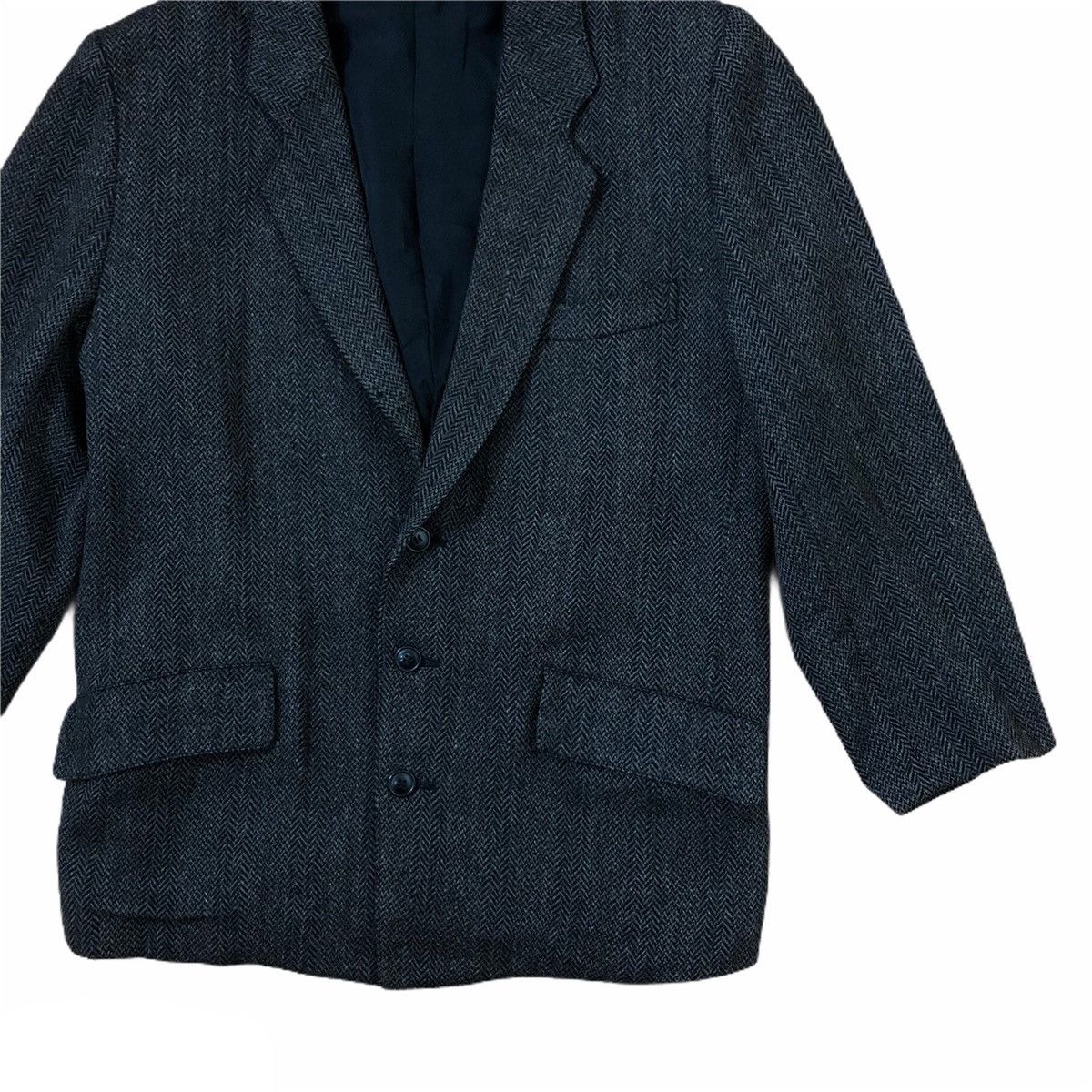 Issey Miyake 🔥VINTAGE WOOL HERRINGBONE ISSEY MIYAKE DOUBLE BREAST Size US M / EU 48-50 / 2 - 5 Thumbnail