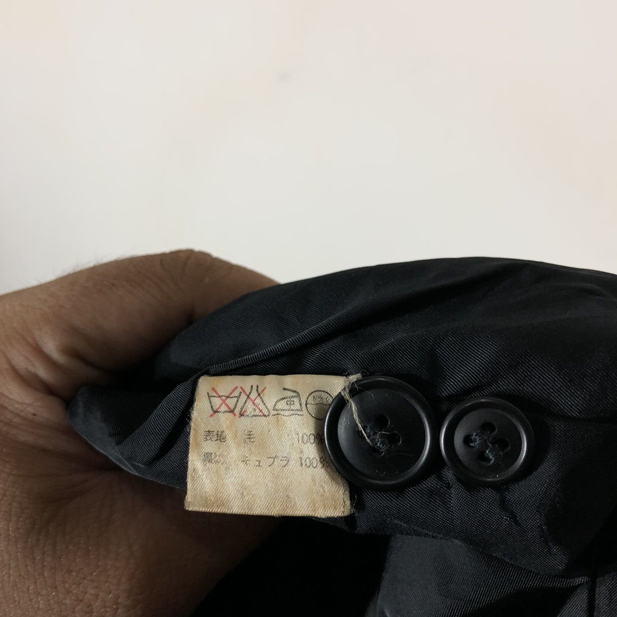 Issey Miyake 🔥VINTAGE WOOL HERRINGBONE ISSEY MIYAKE DOUBLE BREAST Size US M / EU 48-50 / 2 - 11 Thumbnail