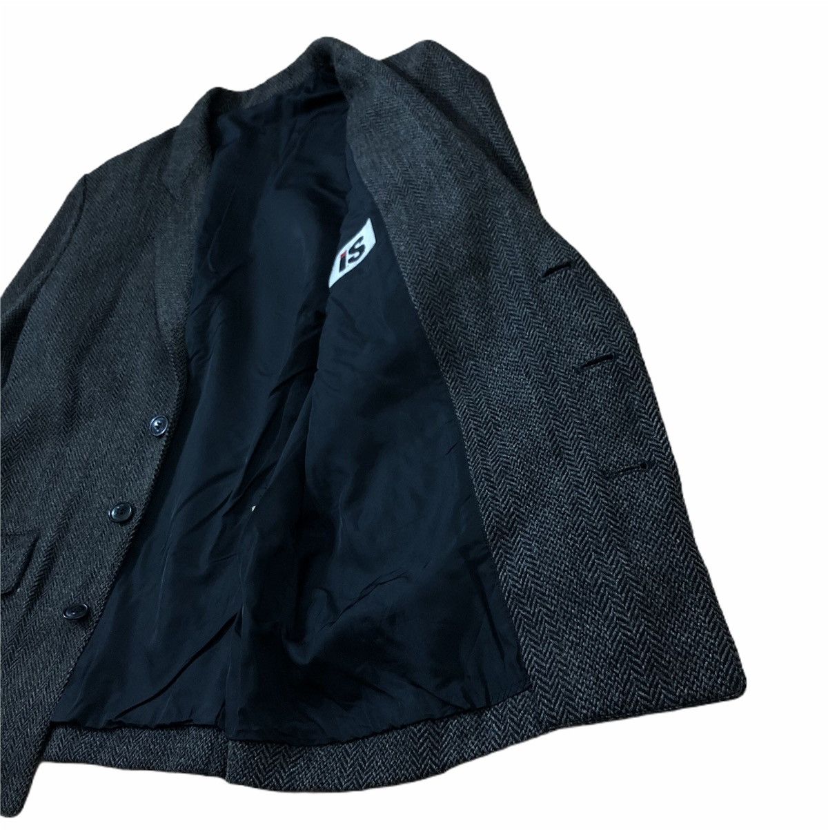 Issey Miyake 🔥VINTAGE WOOL HERRINGBONE ISSEY MIYAKE DOUBLE BREAST Size US M / EU 48-50 / 2 - 8 Thumbnail