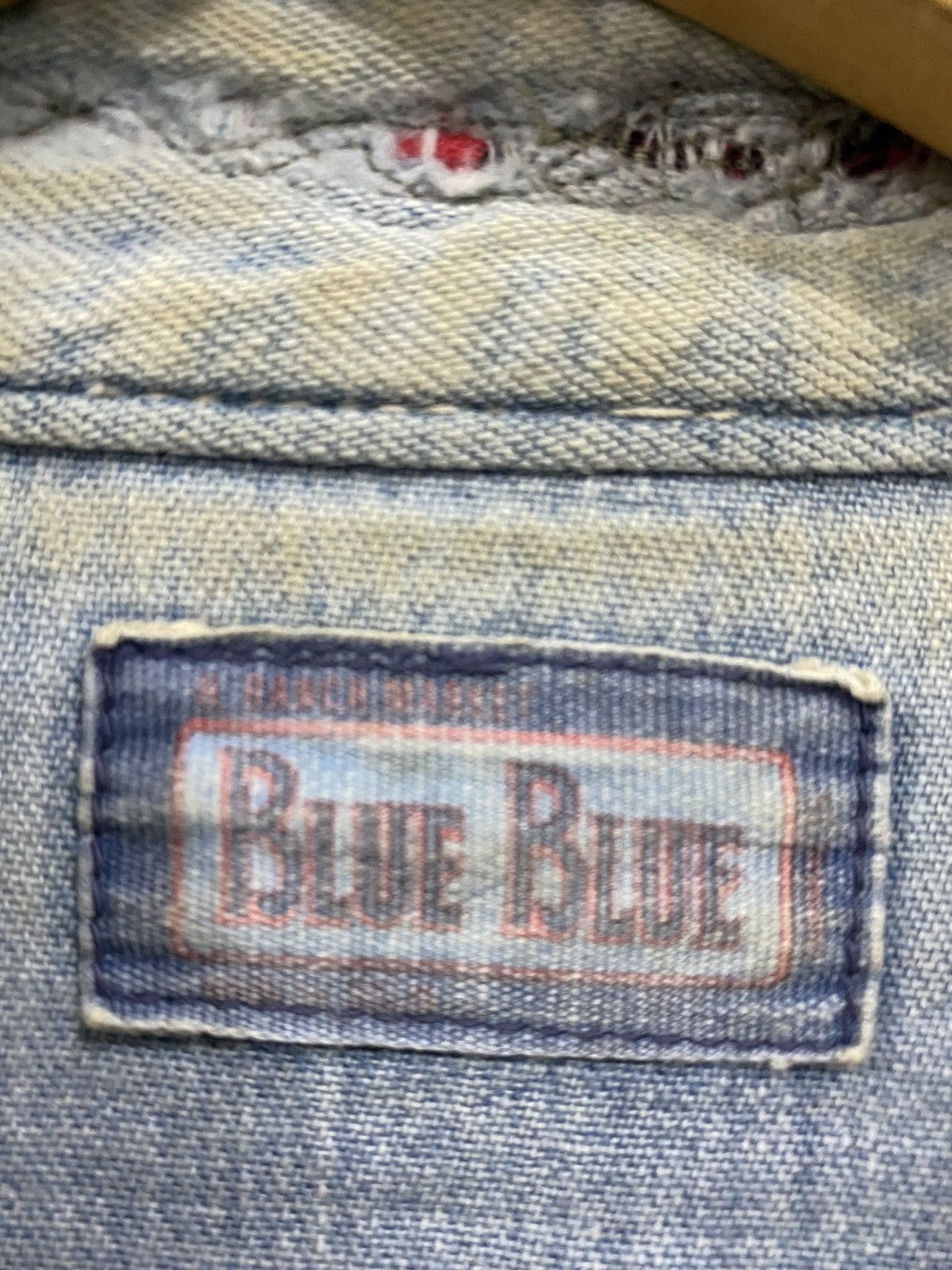 Blue Blue Japan × Designer × Vintage BLUE BLUE JAPAN DISTRESS DENIM JACKET Size US L / EU 52-54 / 3 - 12 Thumbnail