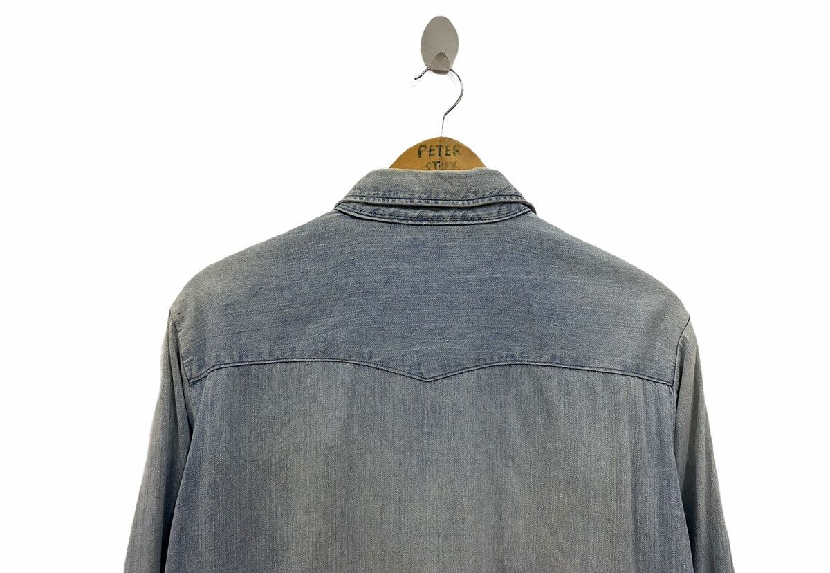 Blue Blue Japan × Designer × Vintage BLUE BLUE JAPAN DISTRESS DENIM JACKET Size US L / EU 52-54 / 3 - 7 Thumbnail