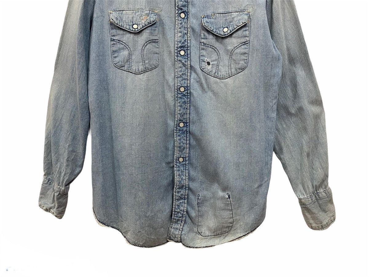 Blue Blue Japan × Designer × Vintage BLUE BLUE JAPAN DISTRESS DENIM JACKET Size US L / EU 52-54 / 3 - 4 Thumbnail
