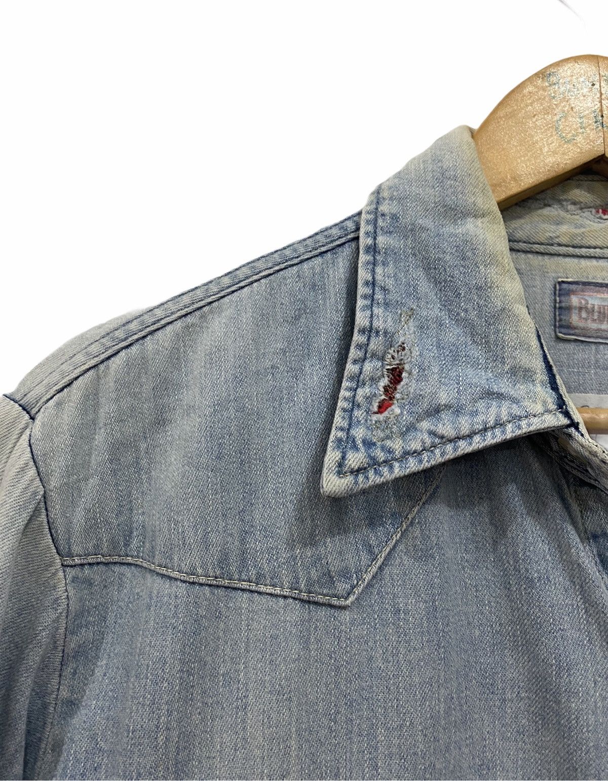 Blue Blue Japan × Designer × Vintage BLUE BLUE JAPAN DISTRESS DENIM JACKET Size US L / EU 52-54 / 3 - 8 Thumbnail
