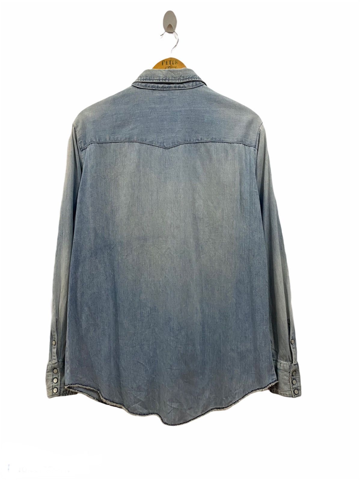 Blue Blue Japan × Designer × Vintage BLUE BLUE JAPAN DISTRESS DENIM JACKET Size US L / EU 52-54 / 3 - 2 Thumbnail
