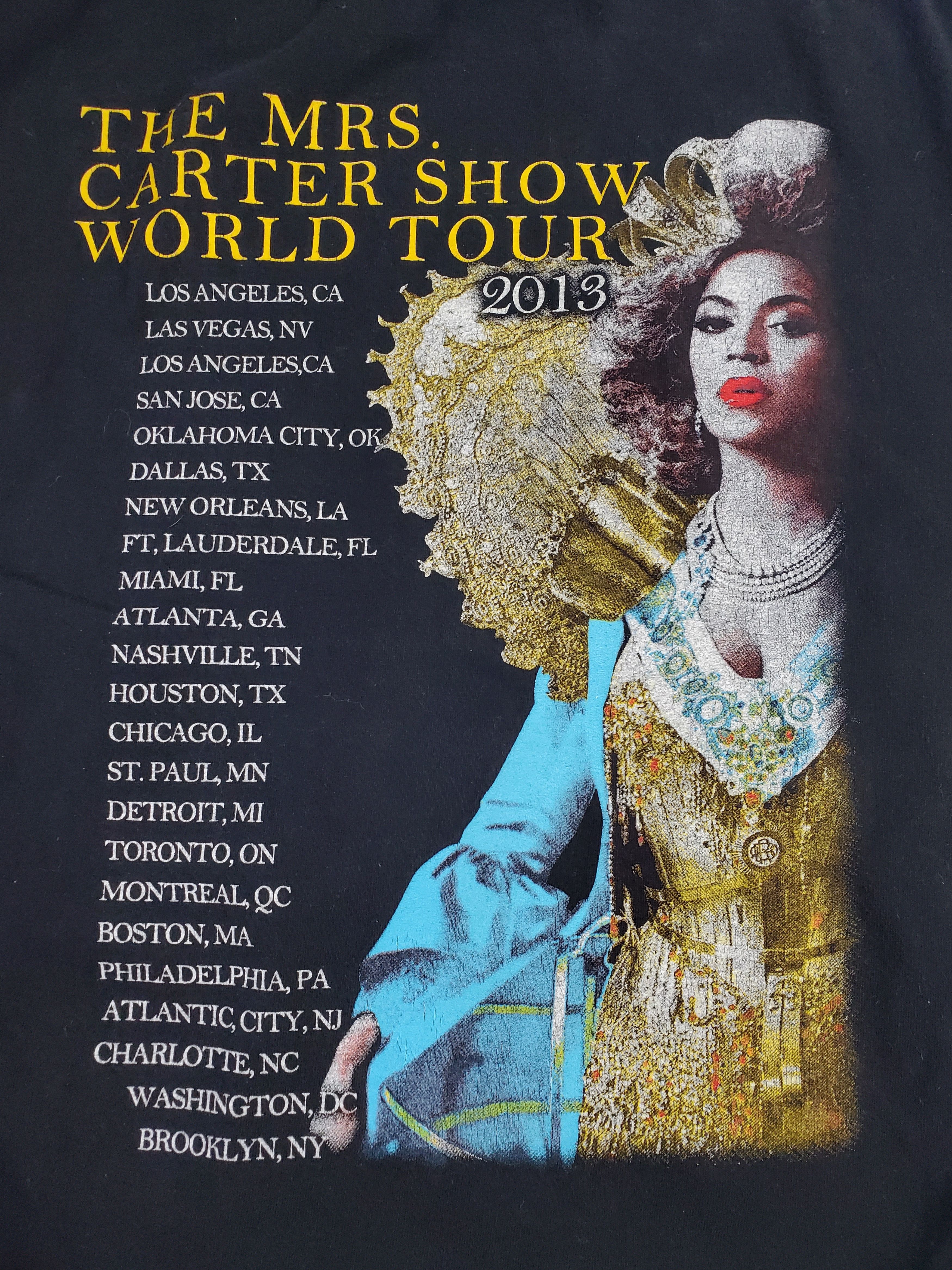 Band Tees × Beyonce × Vintage 🔥Vintage Beyonce Tour Tee🔥 Size US M / EU 48-50 / 2 - 6 Thumbnail